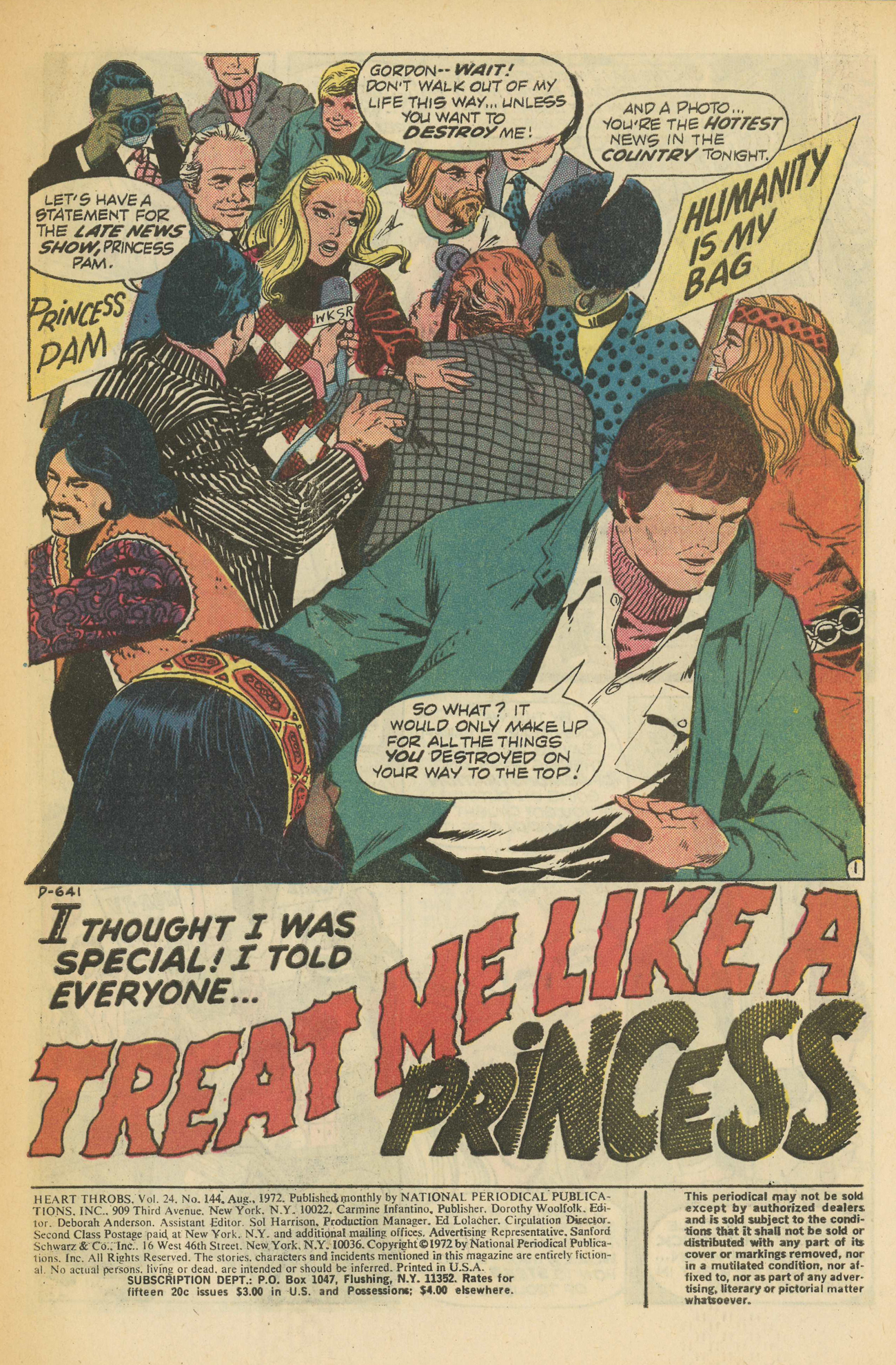 Read online Heart Throbs comic -  Issue #144 - 3