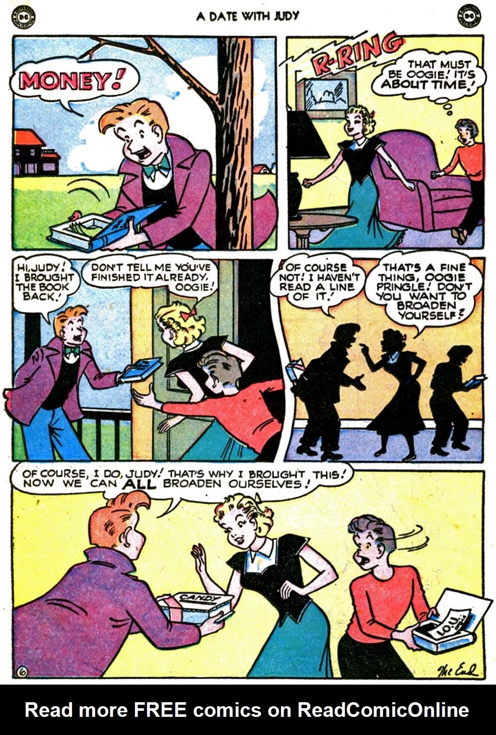 Read online A Date with Judy comic -  Issue #10 - 24