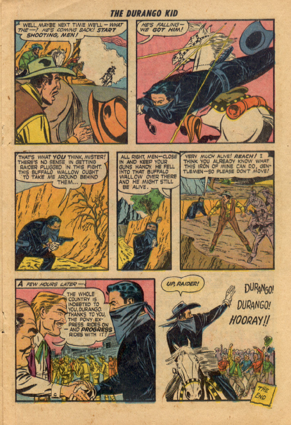Read online Charles Starrett as The Durango Kid comic -  Issue #8 - 16