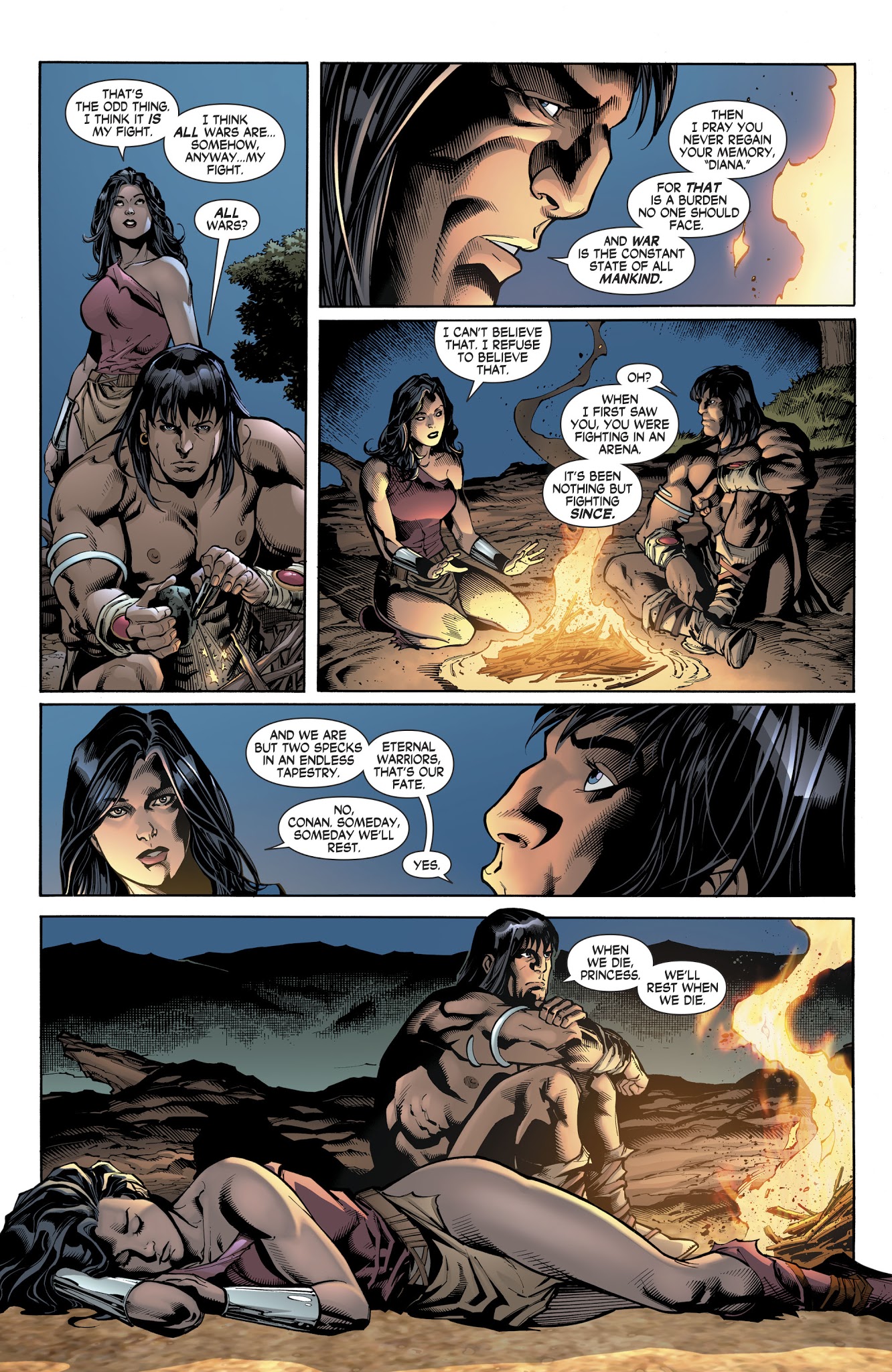 Read online Wonder Woman/Conan comic -  Issue #5 - 12