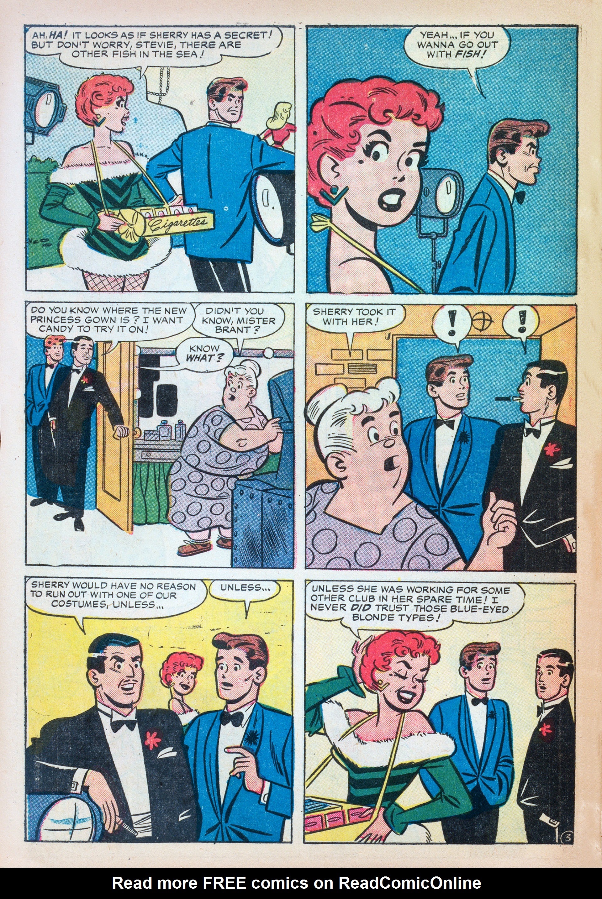 Read online Sherry the Showgirl (1956) comic -  Issue #3 - 30