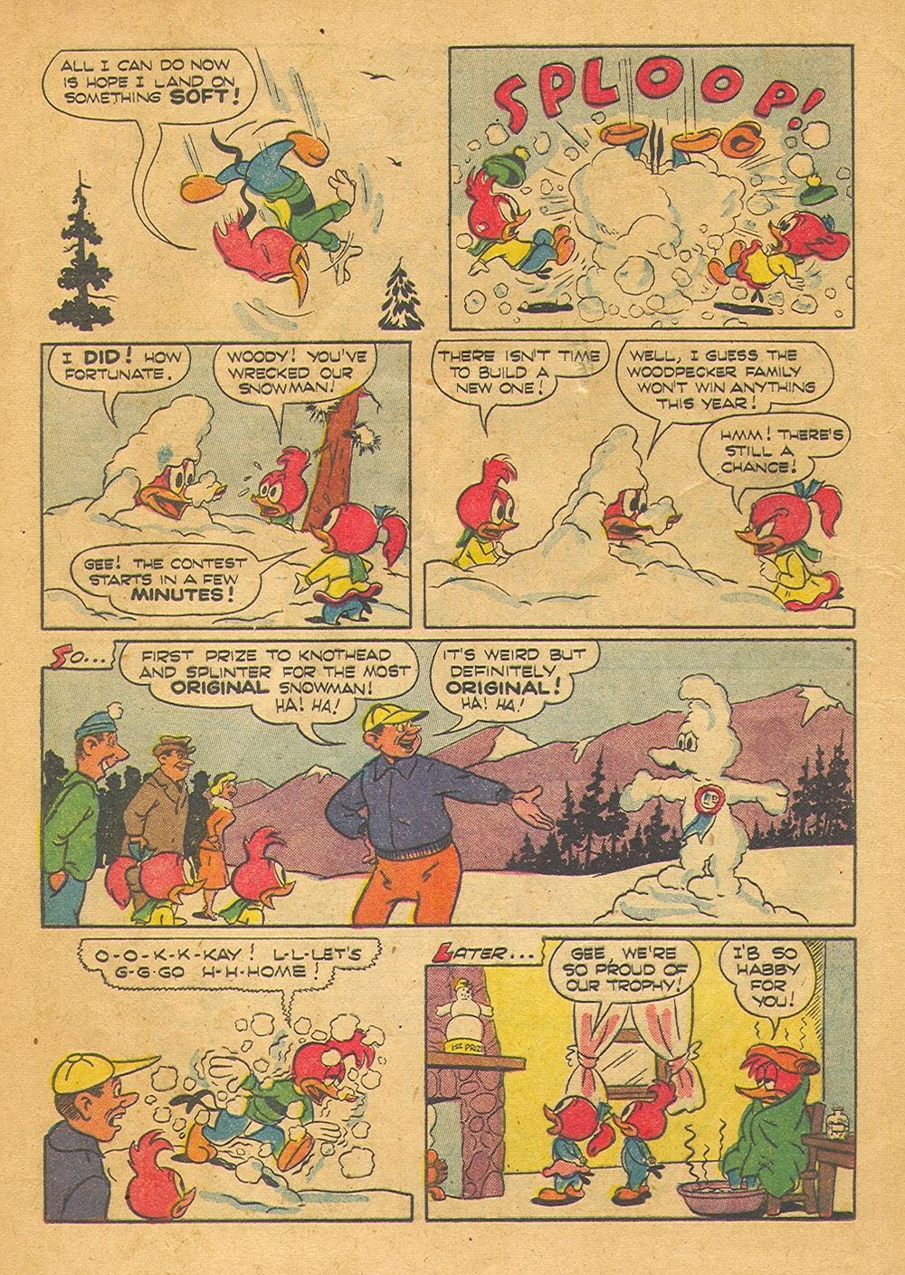 Read online Walter Lantz Woody Woodpecker (1952) comic -  Issue #28 - 12