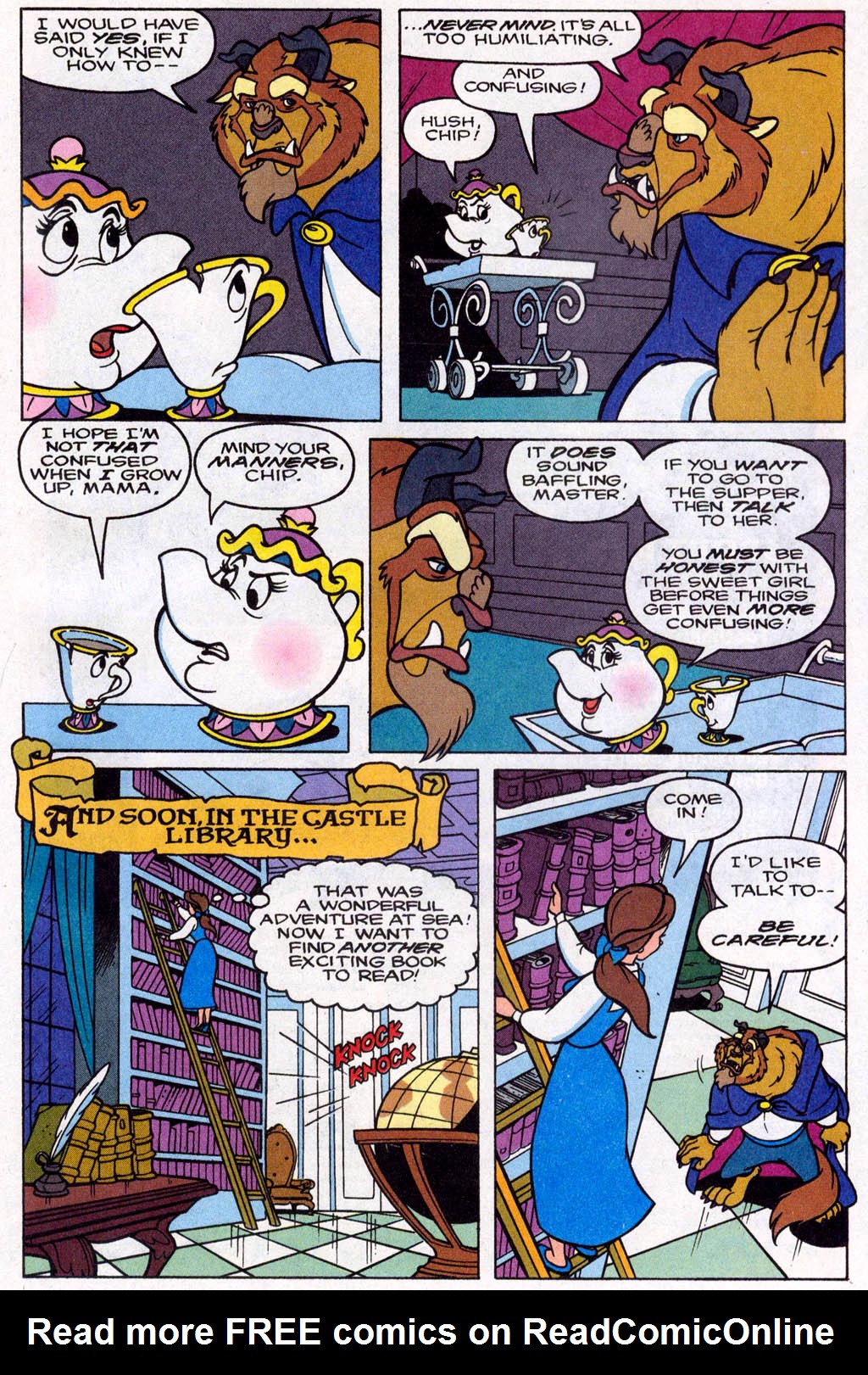 Read online Disney's Beauty and the Beast comic -  Issue #4 - 19