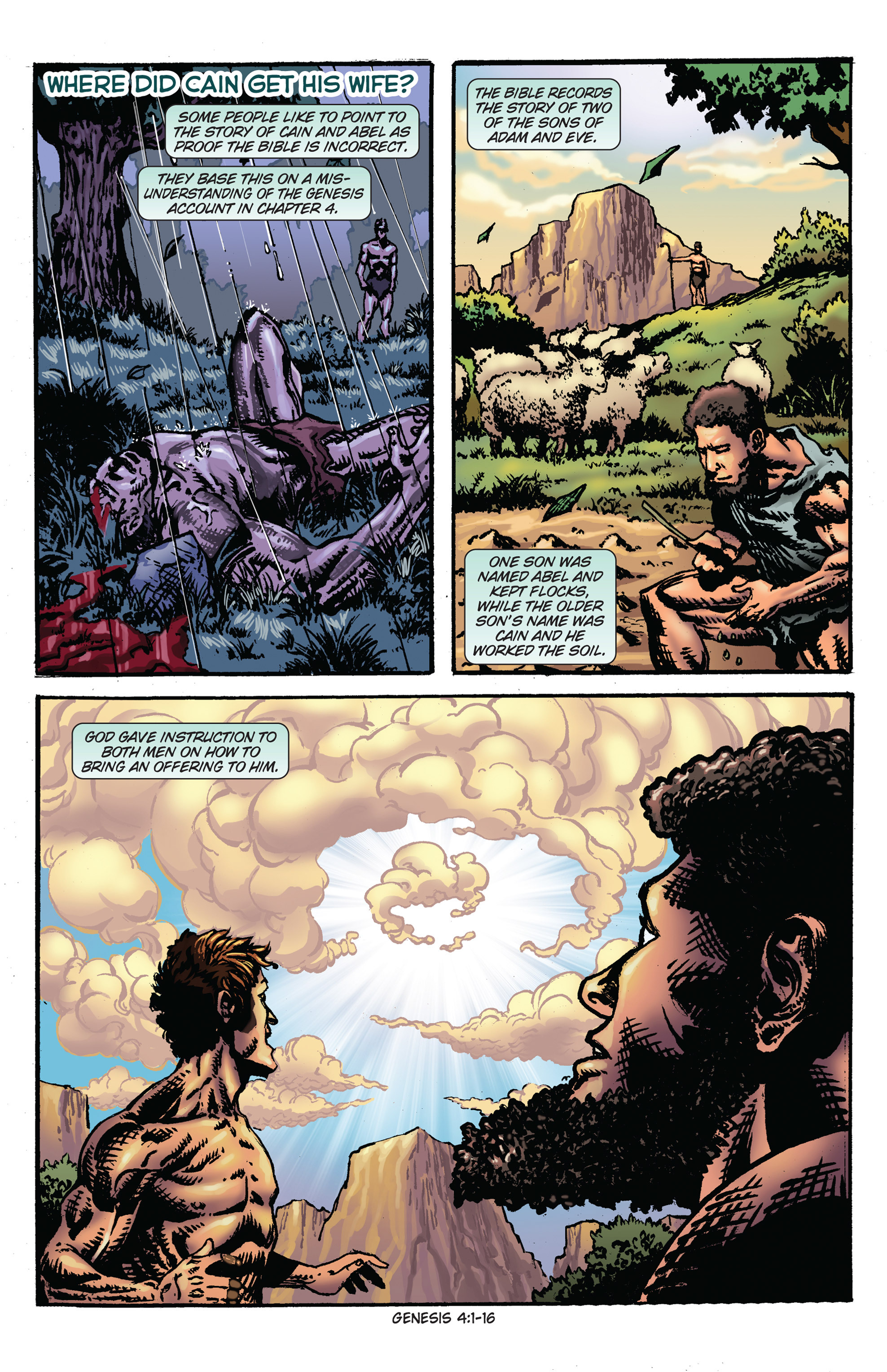 Read online 101 Questions About the Bible and Christianity comic -  Issue #1 - 3