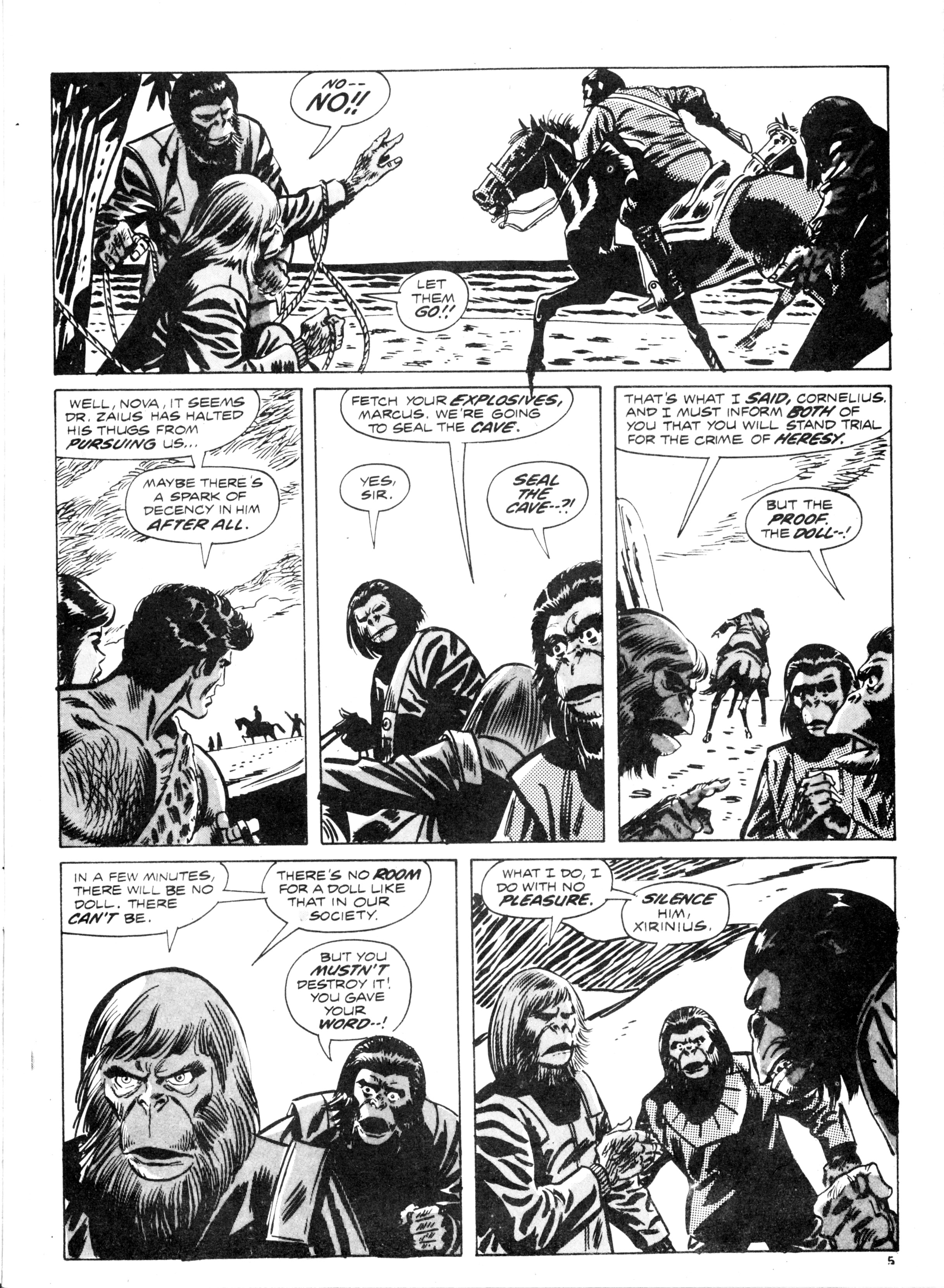 Read online Planet of the Apes (1974) comic -  Issue #11 - 5