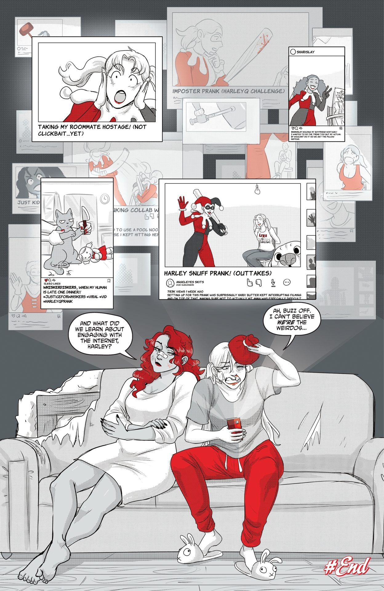 Read online Harley Quinn: Black   White   Redder comic -  Issue #5 - 38