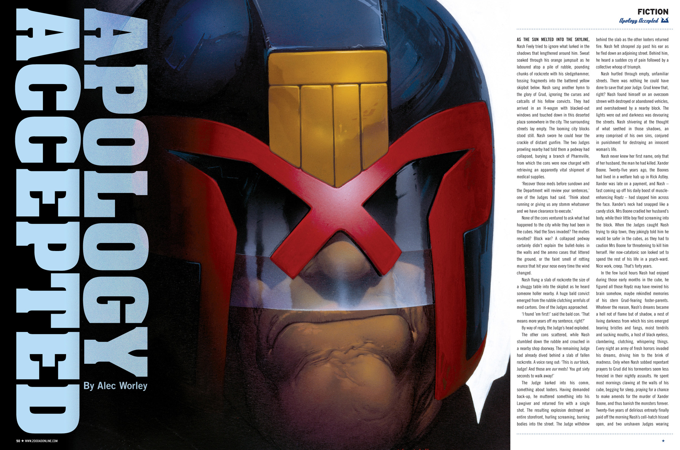 Read online Judge Dredd Megazine (Vol. 5) comic -  Issue #332 - 50