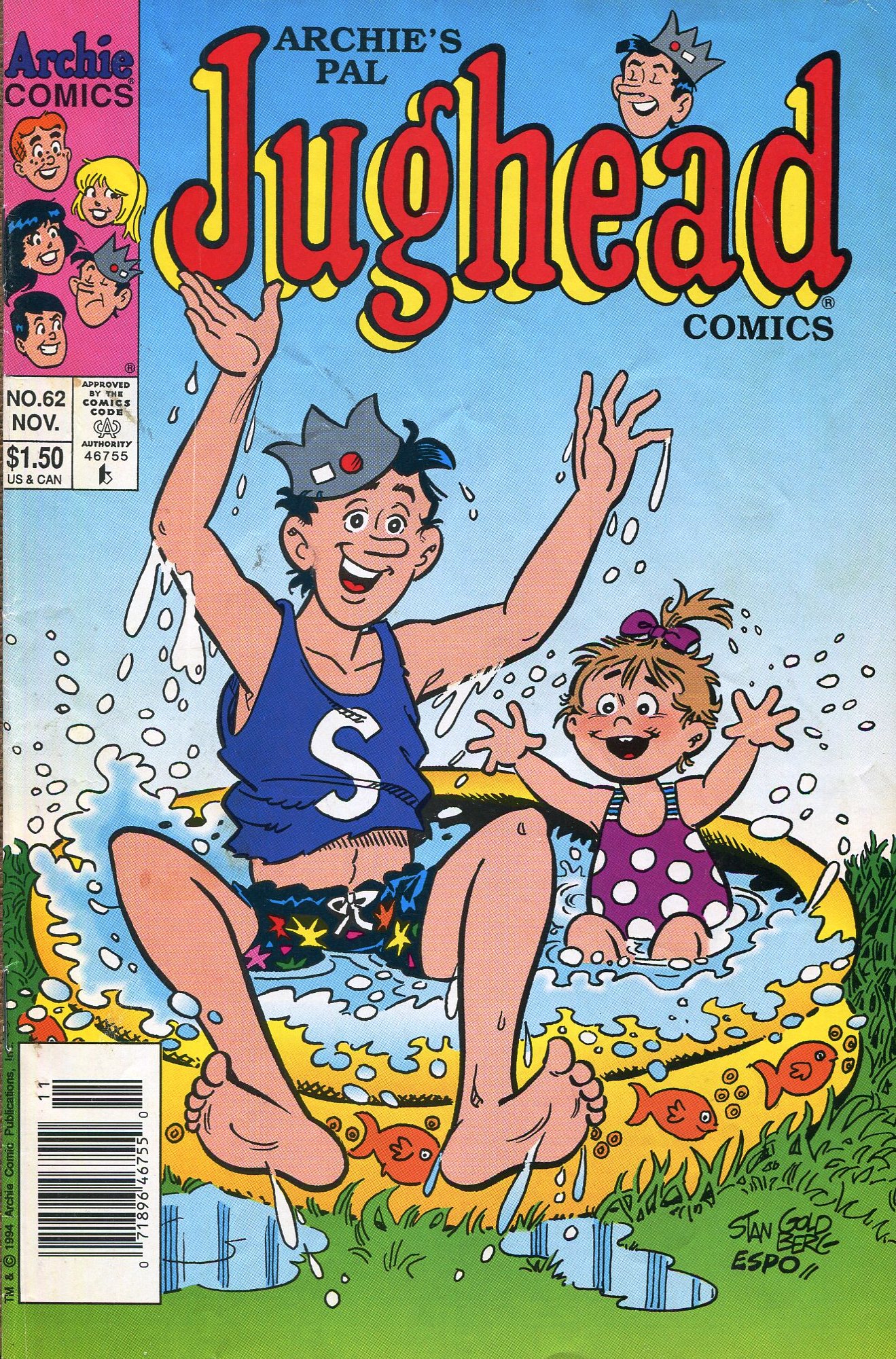 Read online Archie's Pal Jughead Comics comic -  Issue #62 - 1