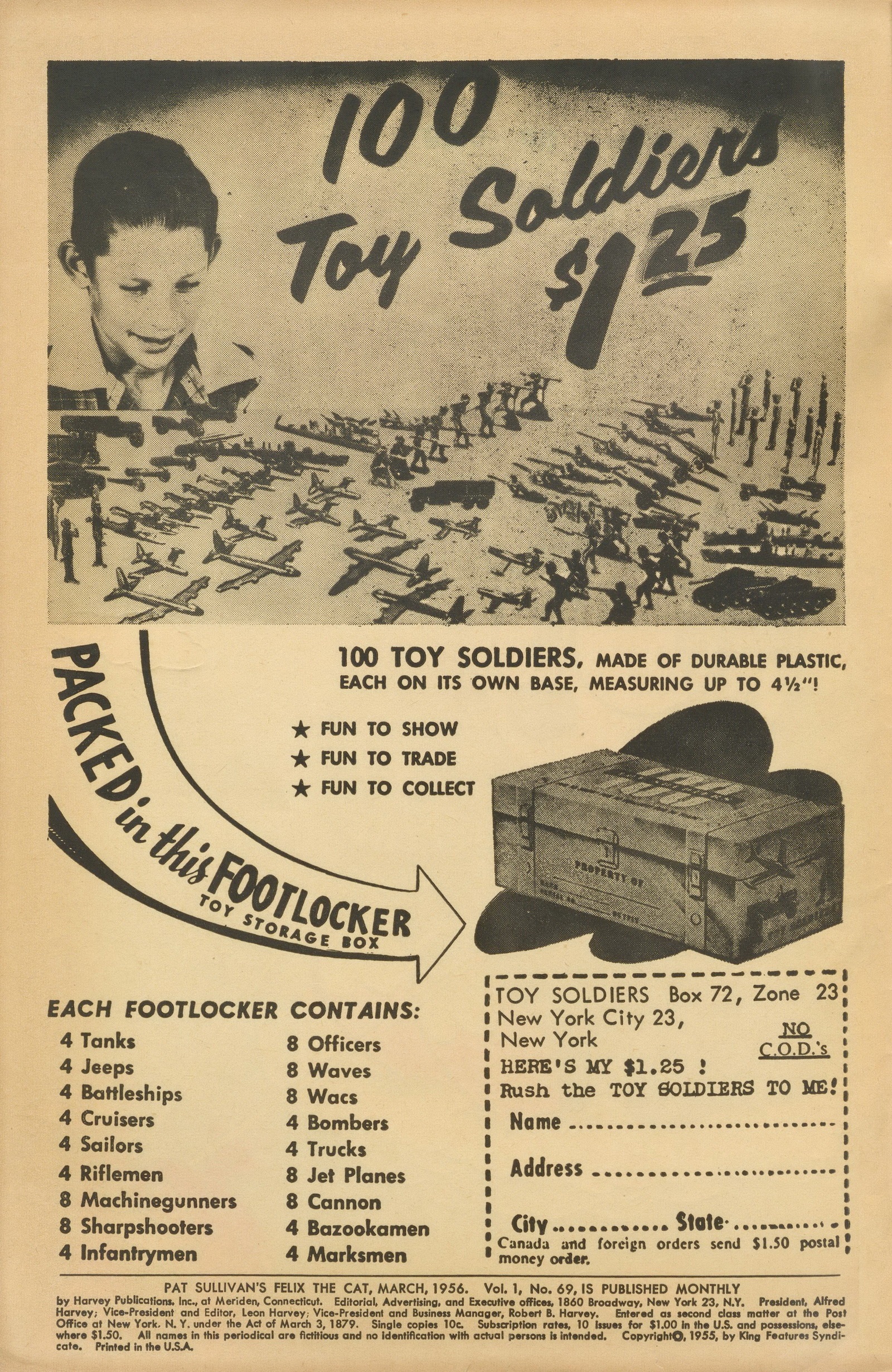 Read online Felix the Cat (1955) comic -  Issue #69 - 2