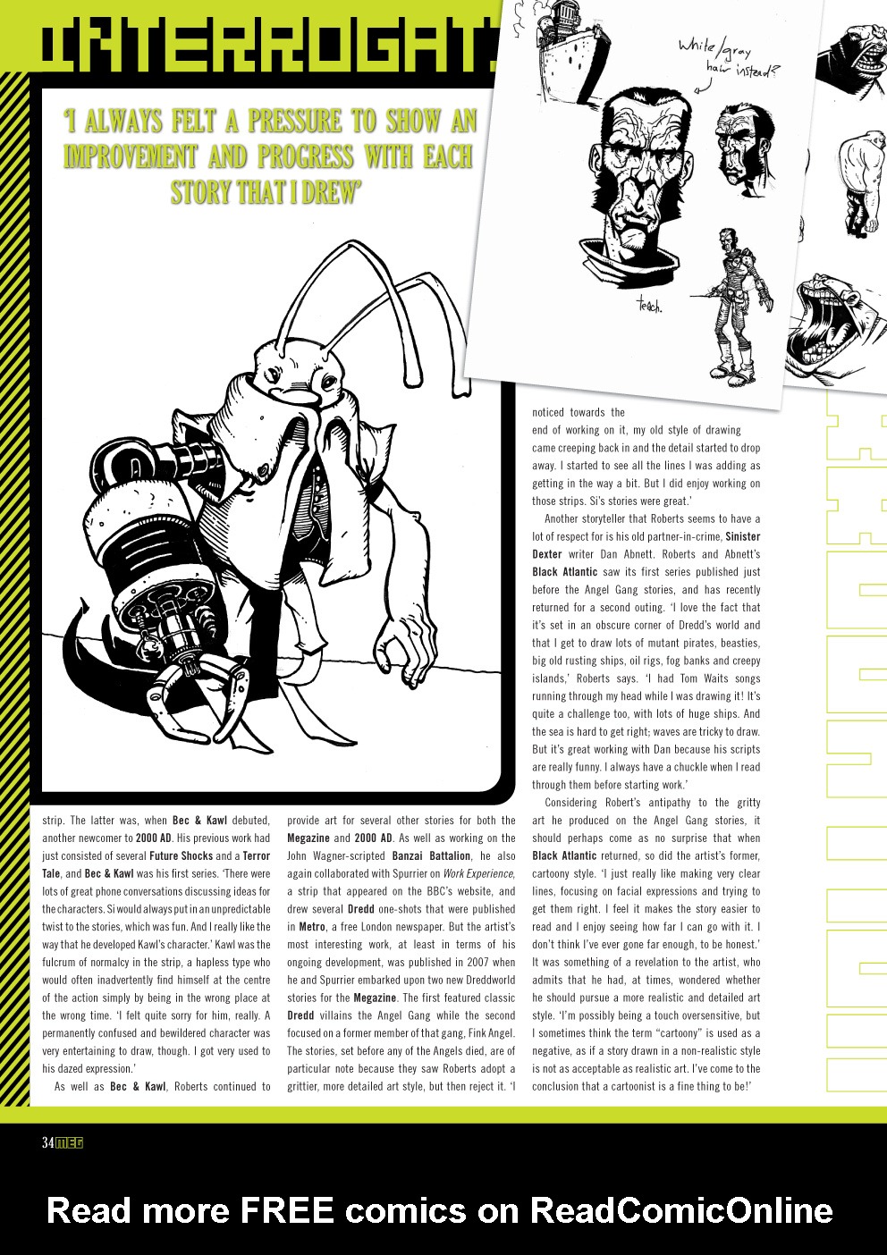Read online Judge Dredd Megazine (Vol. 5) comic -  Issue #278 - 34