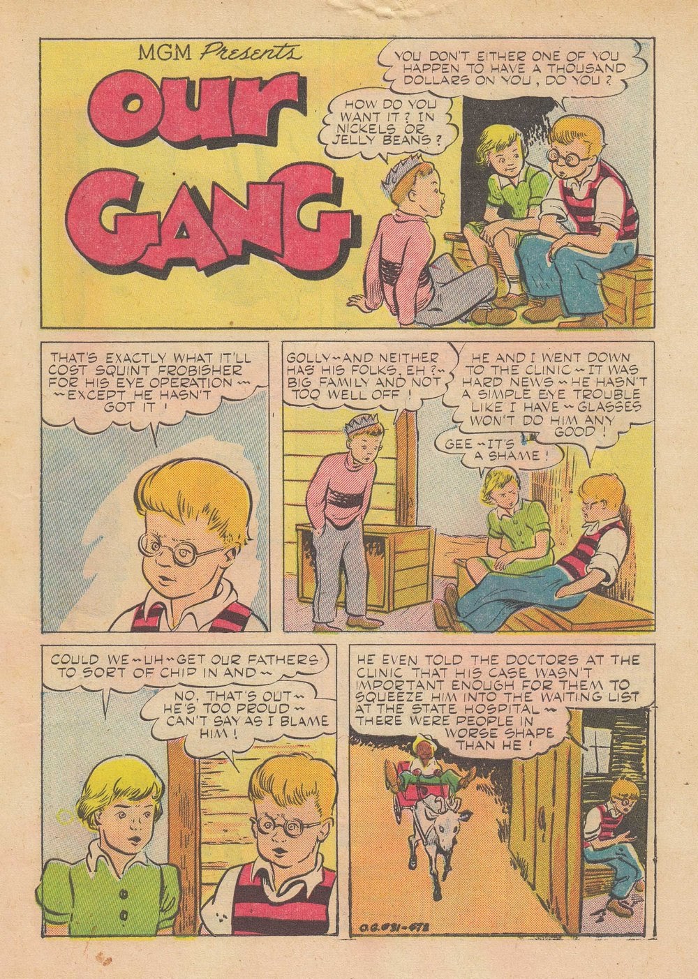 Read online Our Gang Comics comic -  Issue #31 - 3