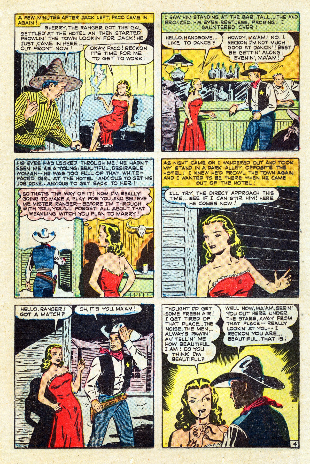 Read online Cowboy Romances comic -  Issue #3 - 17