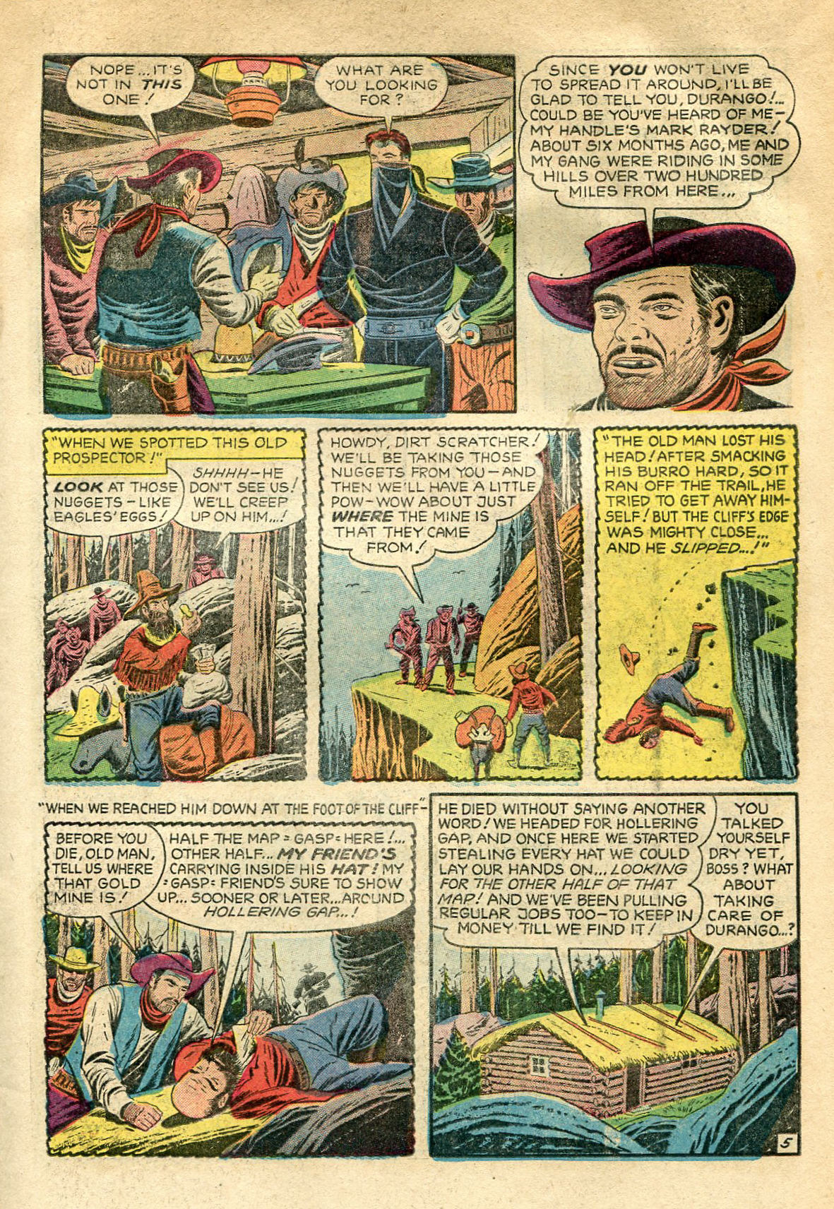 Read online Charles Starrett as The Durango Kid comic -  Issue #40 - 7