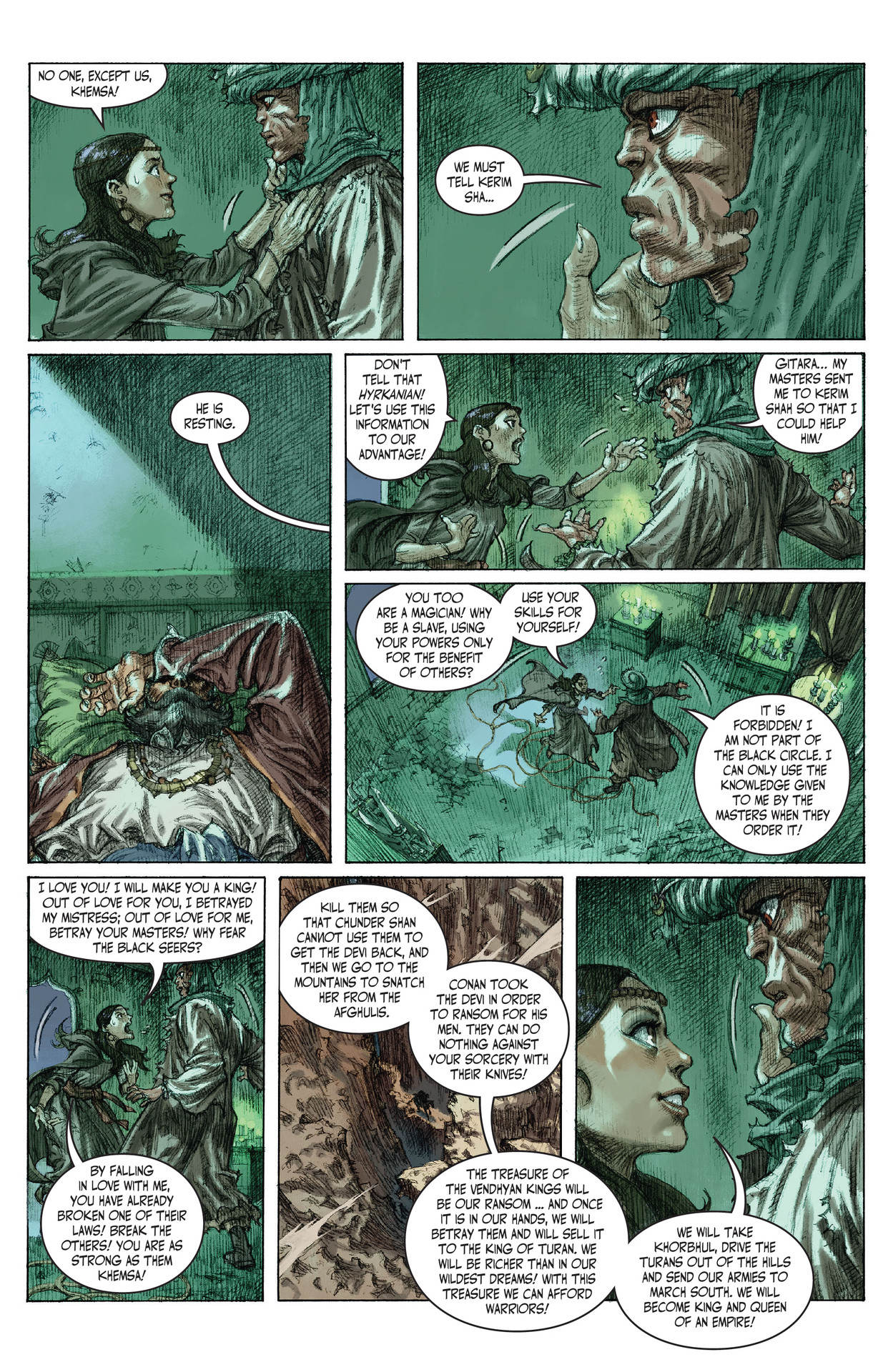 Read online The Cimmerian comic -  Issue # TPB 2 (Part 1) - 21