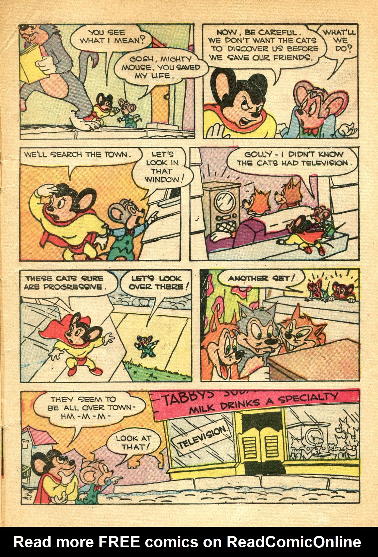 Read online Paul Terry's Mighty Mouse Comics comic -  Issue #23 - 5