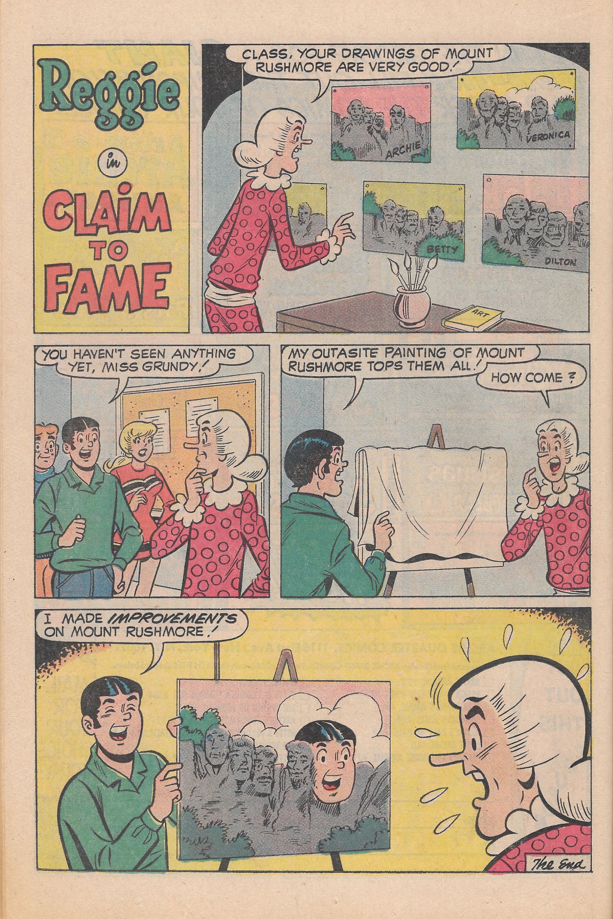Read online Reggie's Wise Guy Jokes comic -  Issue #13 - 50