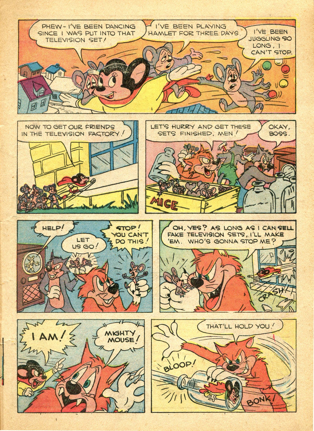 Read online Paul Terry's Mighty Mouse Comics comic -  Issue #23 - 9