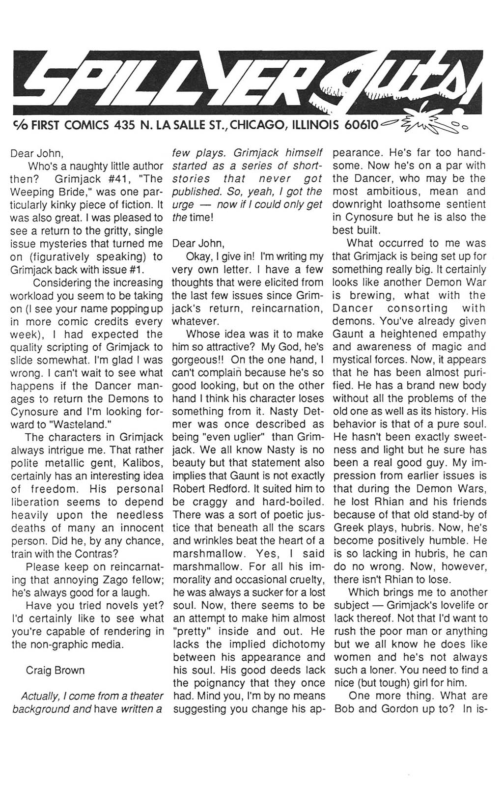 Read online Grimjack comic -  Issue #44 - 33