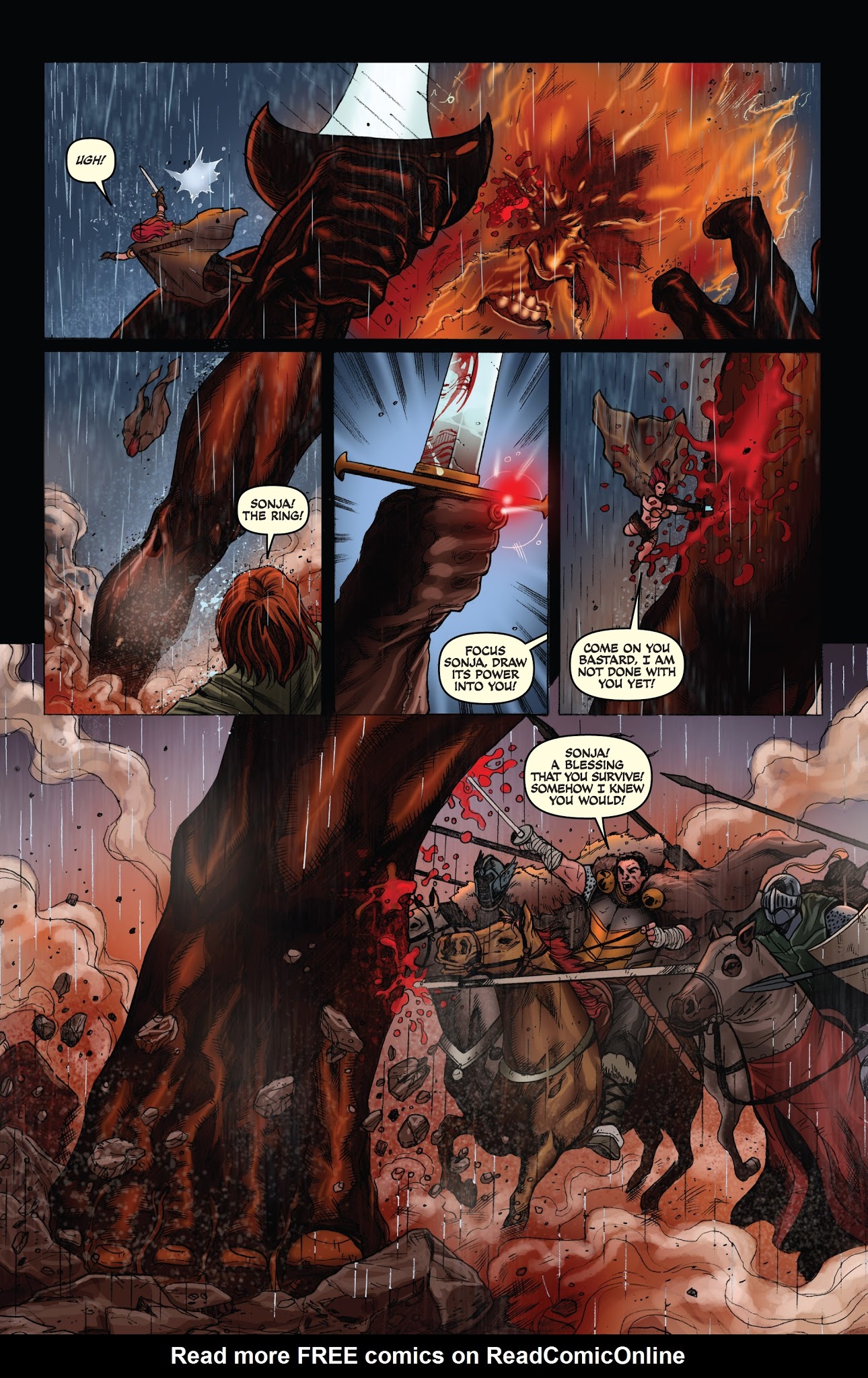 Read online Red Sonja: Revenge of the Gods comic -  Issue #5 - 20