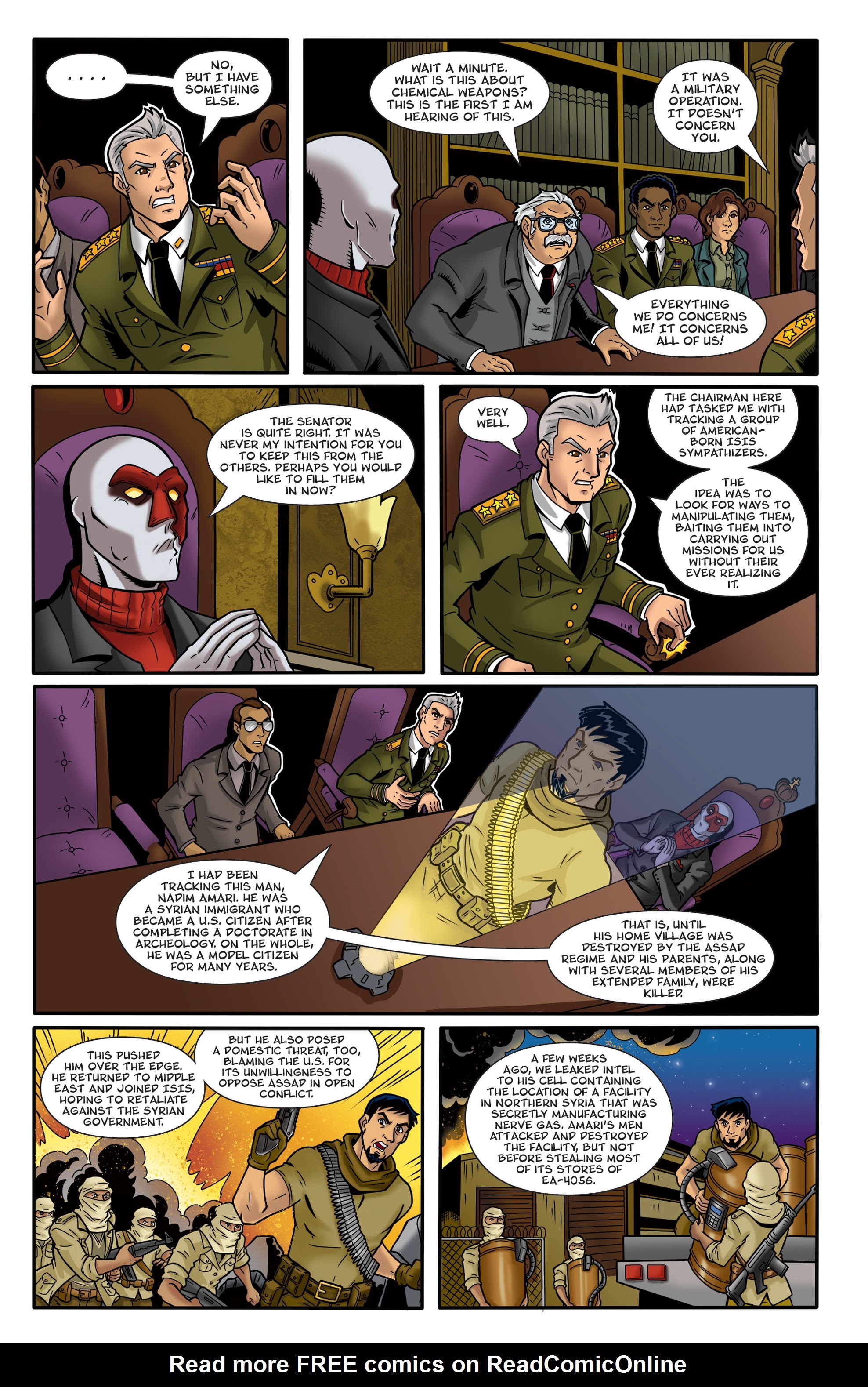 Read online Crimson Scorpion comic -  Issue #1 - 8