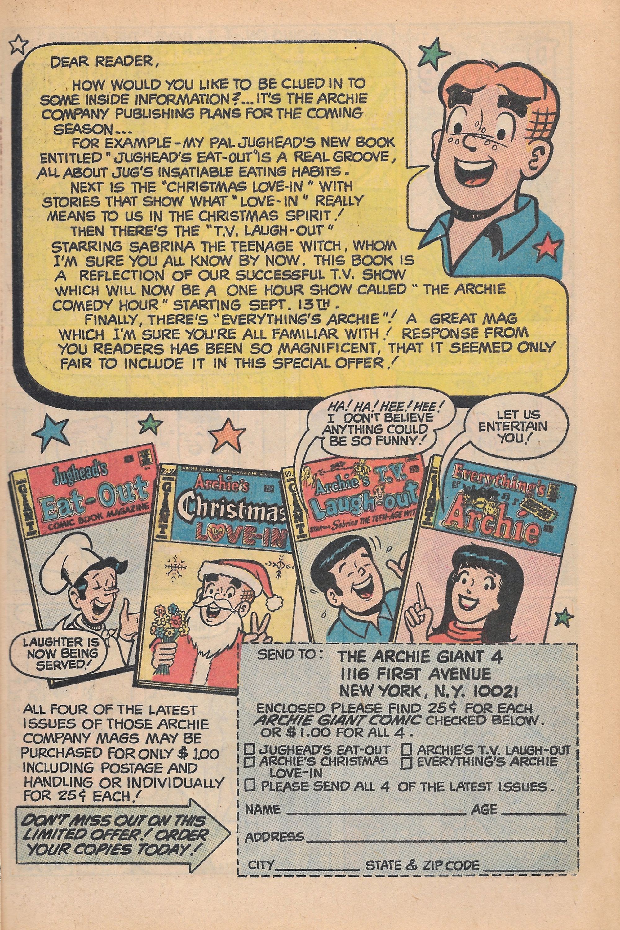 Read online Reggie's Wise Guy Jokes comic -  Issue #11 - 31