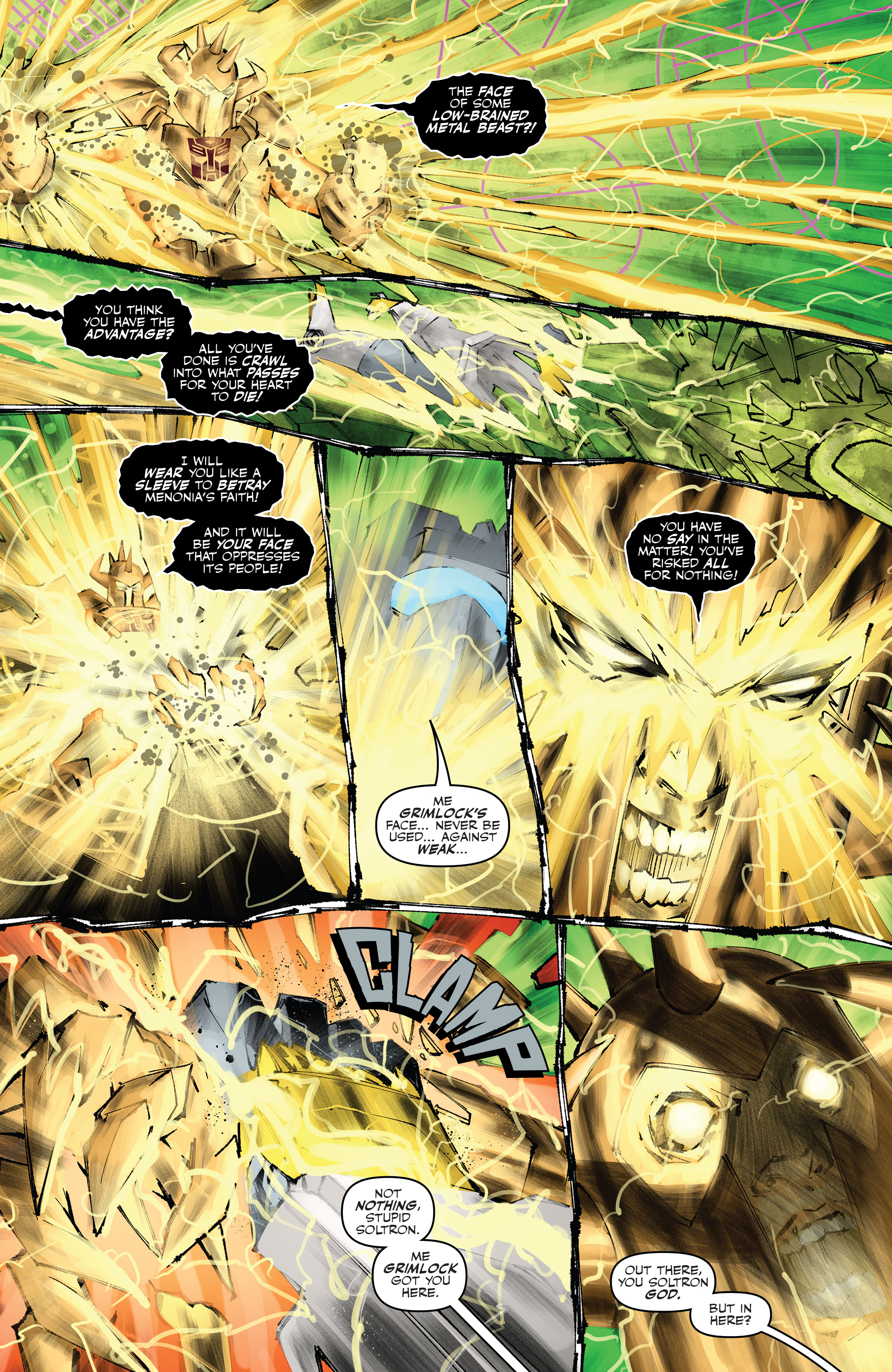Read online Transformers: King Grimlock comic -  Issue #5 - 14