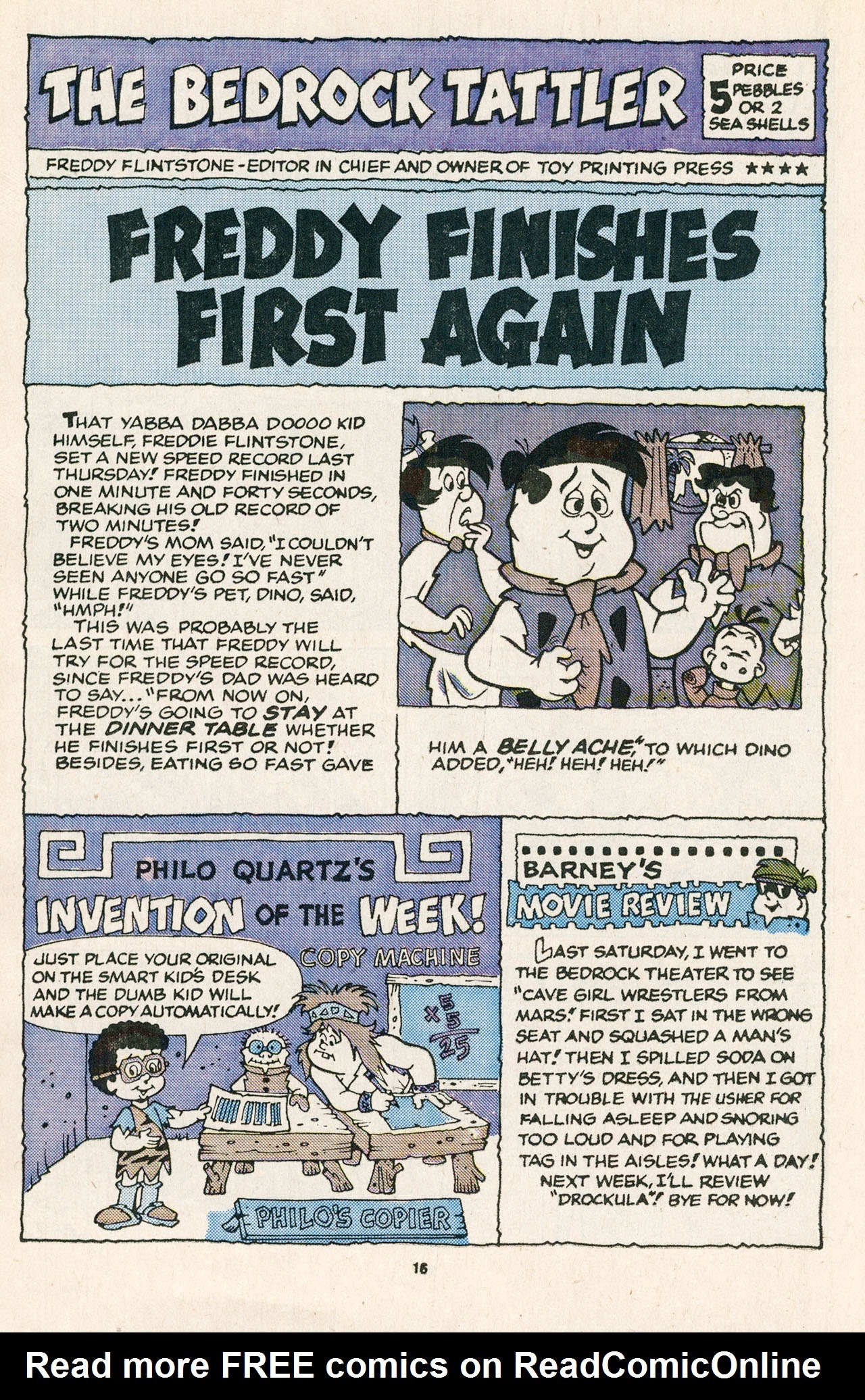 Read online The Flintstone Kids comic -  Issue #11 - 18