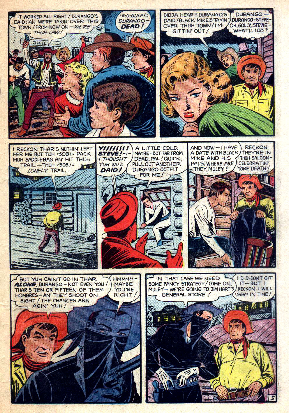 Read online Charles Starrett as The Durango Kid comic -  Issue #31 - 15