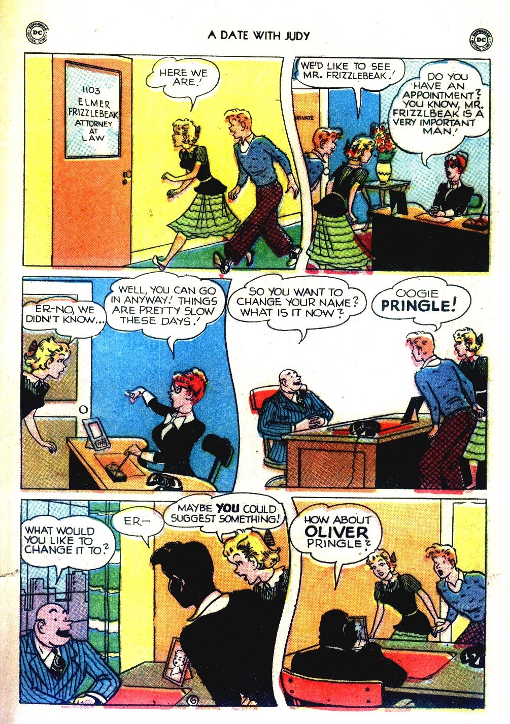 Read online A Date with Judy comic -  Issue #14 - 47