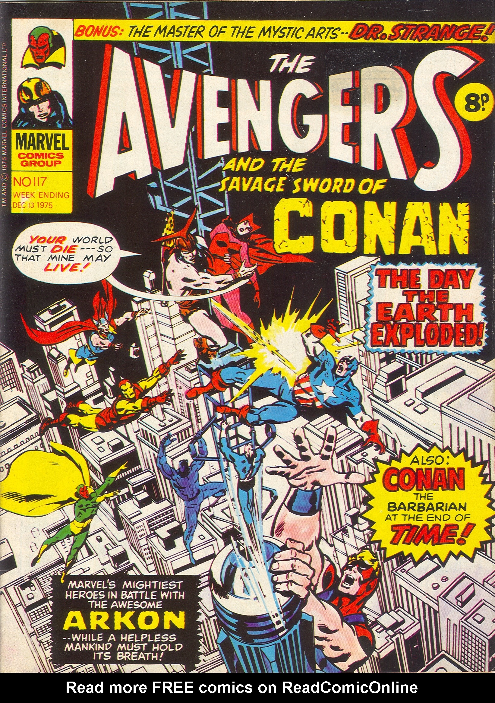 Read online The Avengers (1973) comic -  Issue #117 - 1