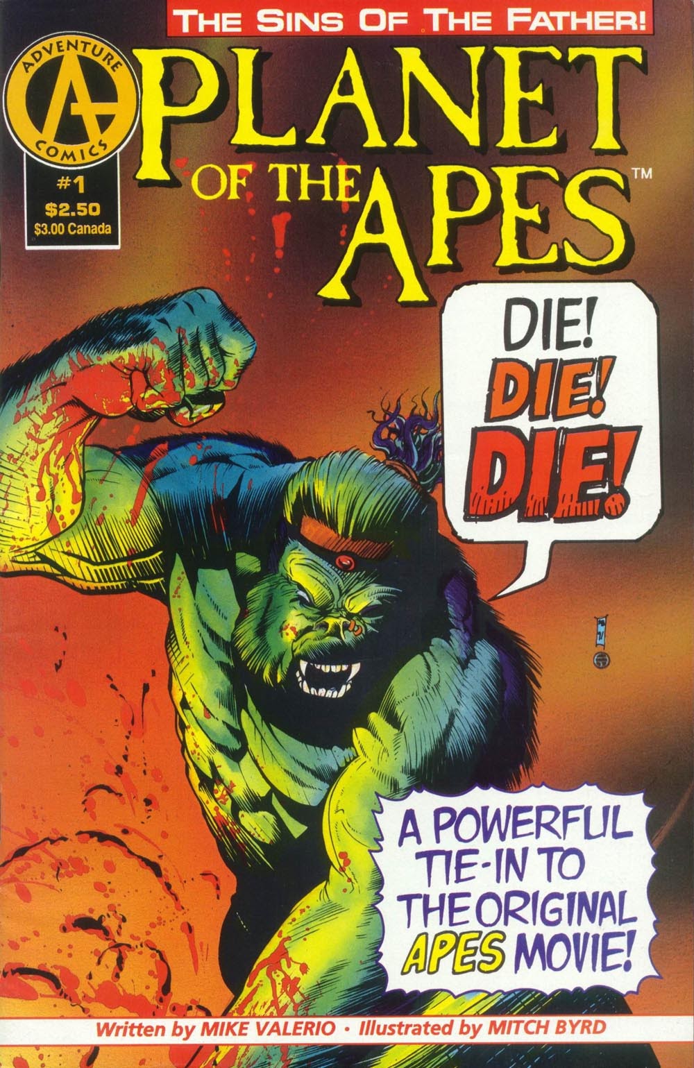Read online Planet of the Apes: The Sins of the Father comic -  Issue # Full - 1