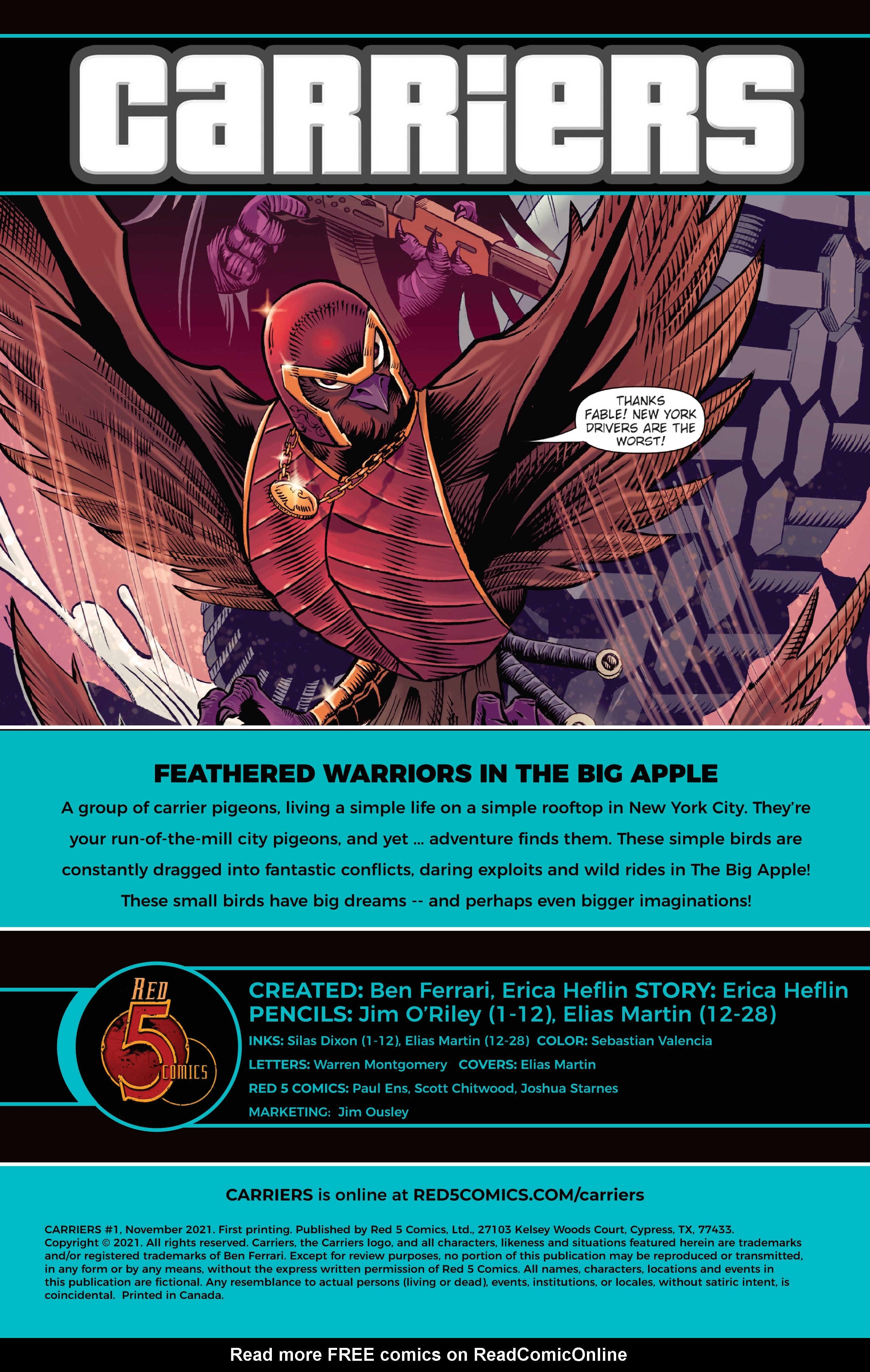 Read online Carriers comic -  Issue #1 - 2