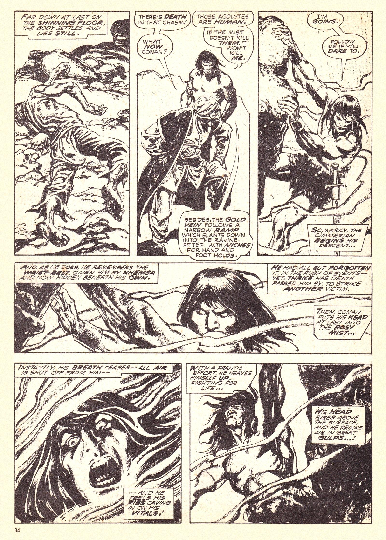 Read online The Savage Sword of Conan (1975) comic -  Issue #7 - 34