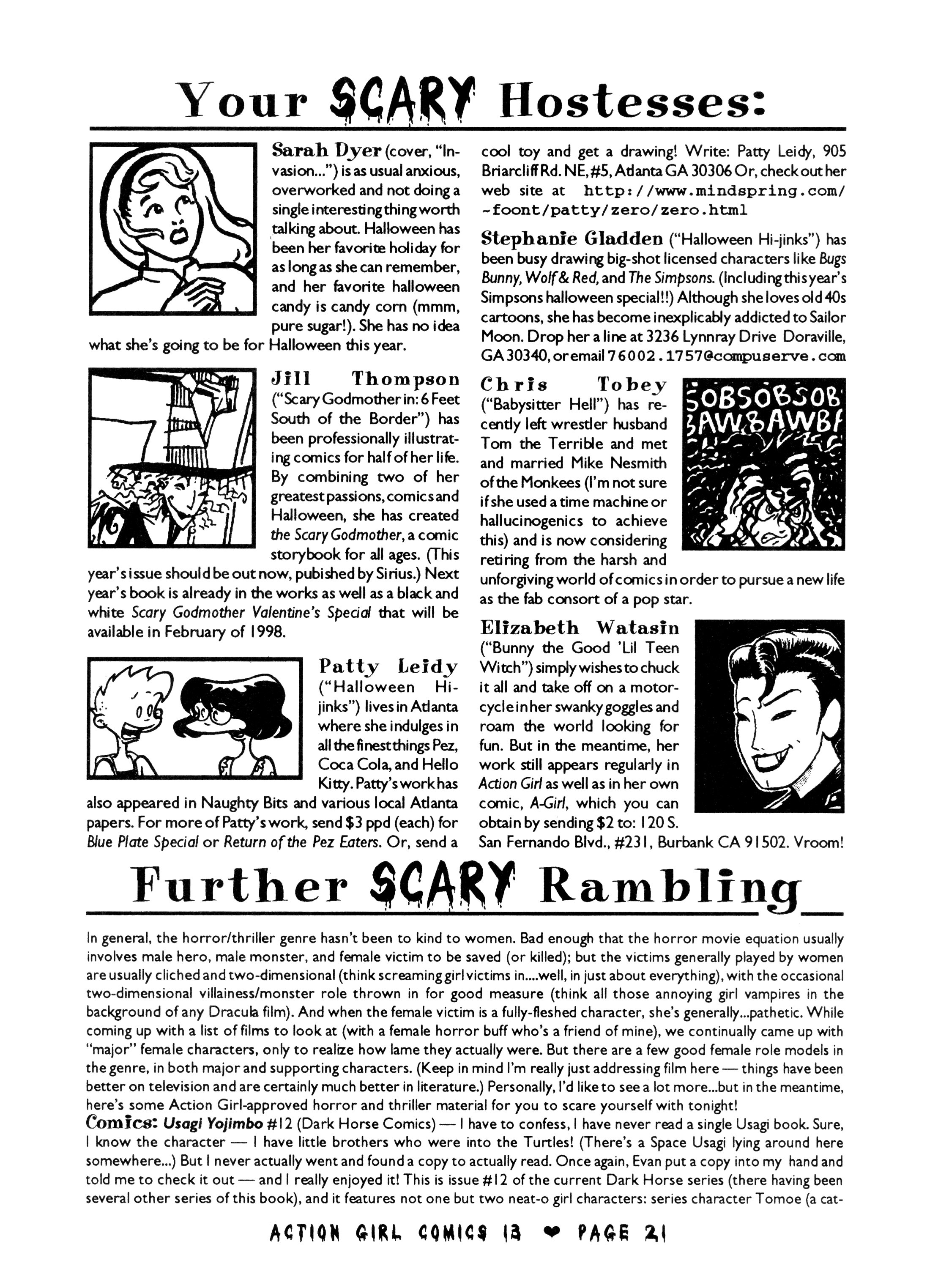 Read online Action Girl Comics comic -  Issue #13 - 23