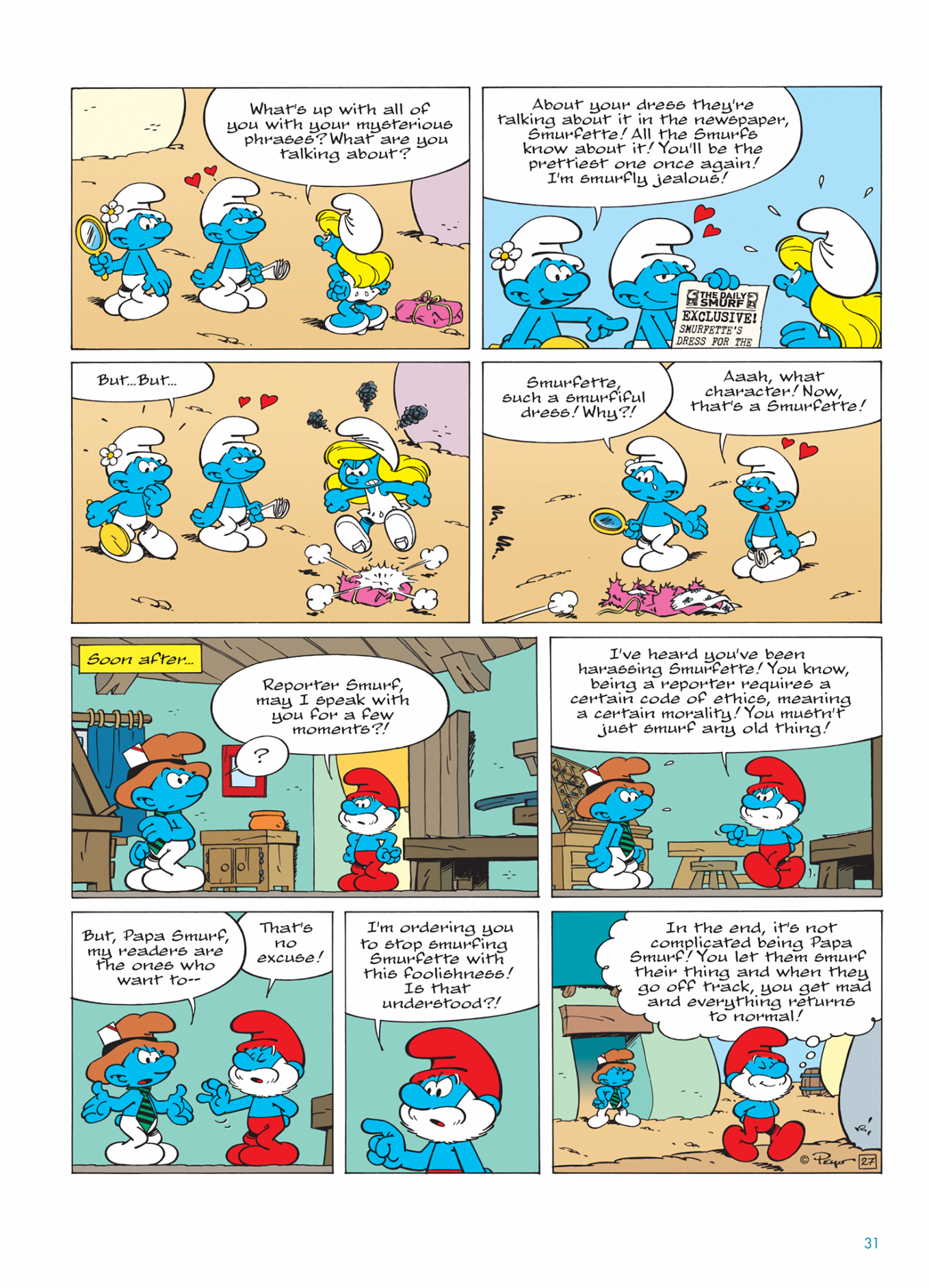 Read online The Smurfs comic -  Issue #24 - 31