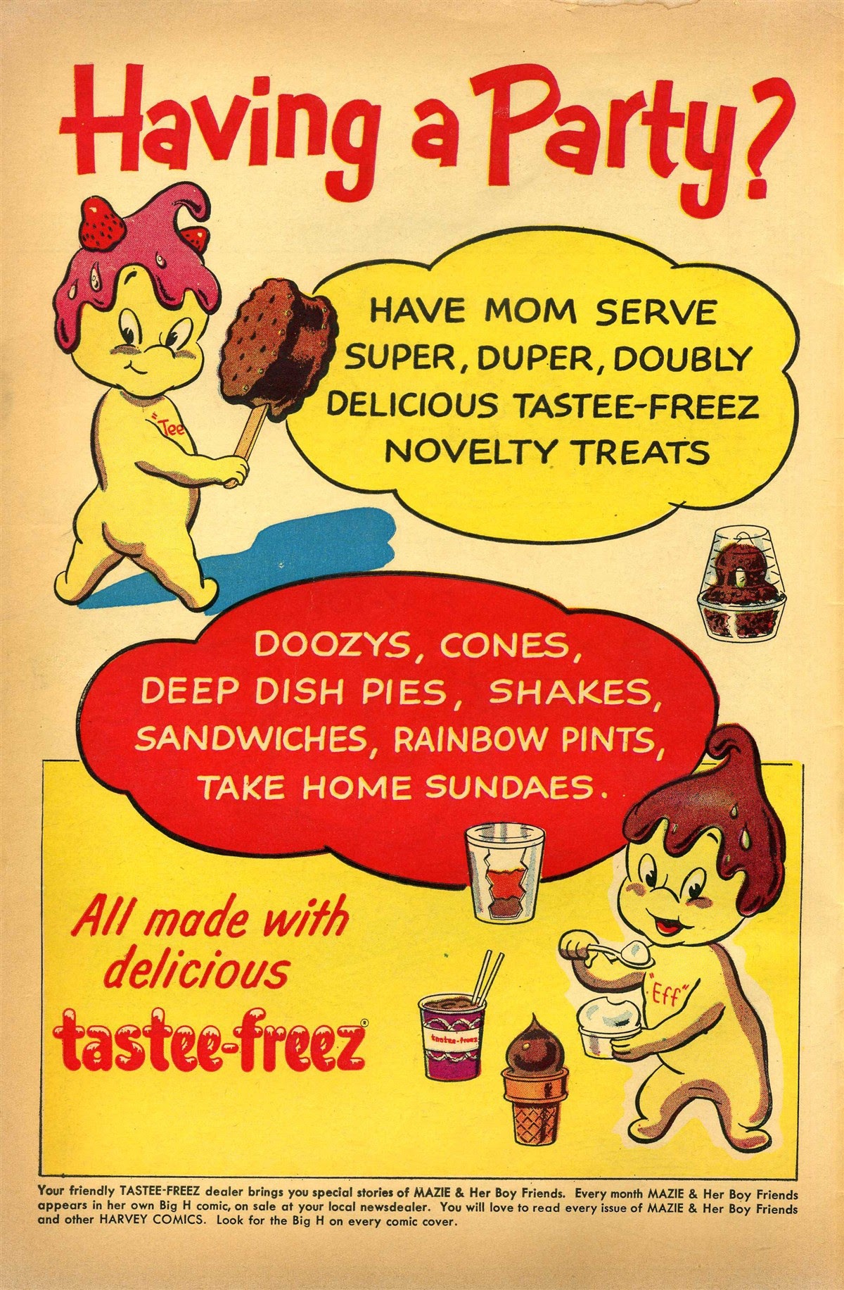 Read online Tastee-Freez Comics comic -  Issue #5 - 2