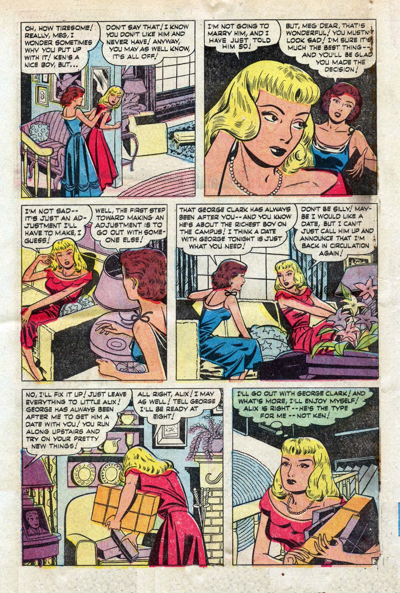 Read online Girl Comics (1949) comic -  Issue #2 - 44