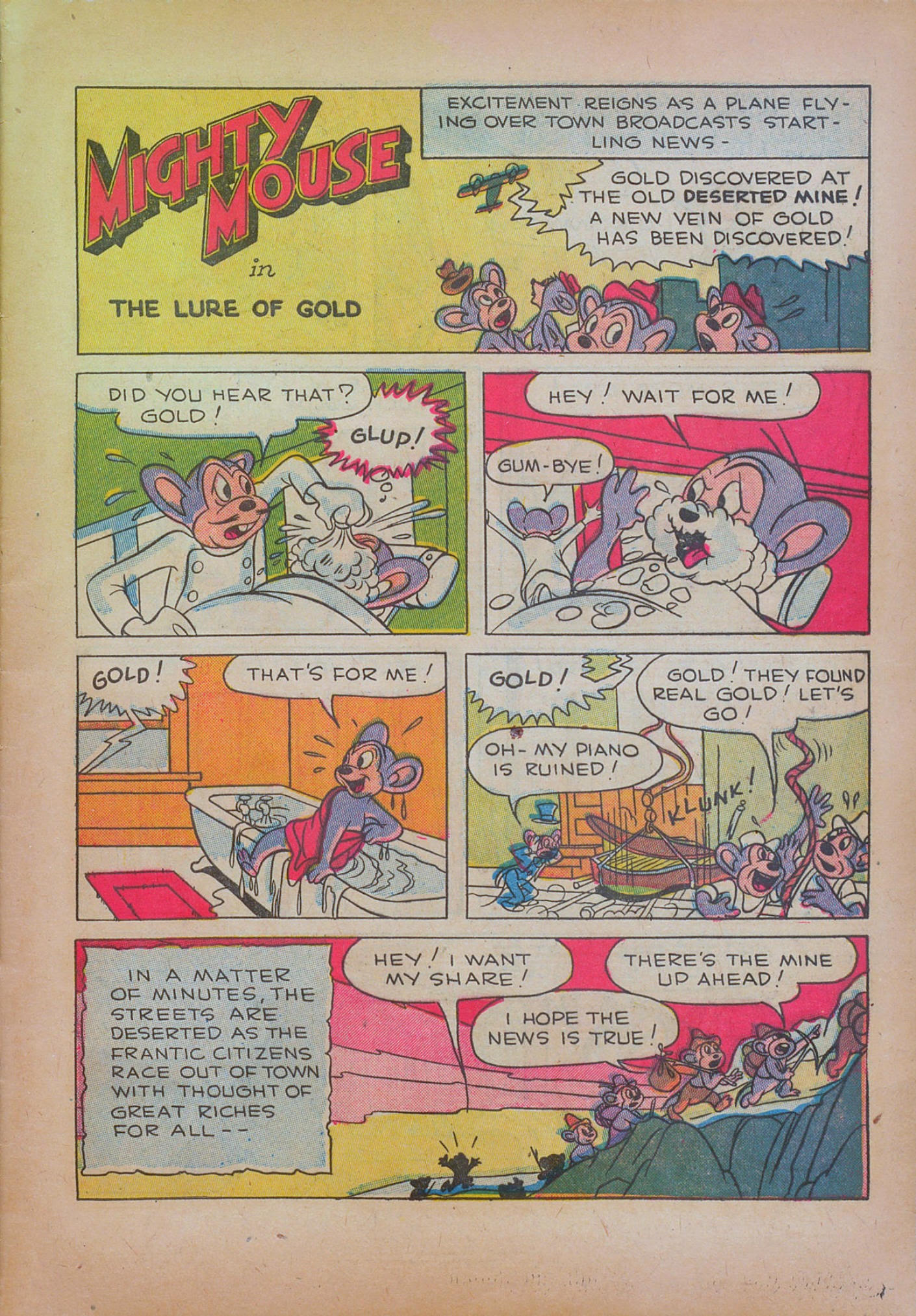Read online Paul Terry's Mighty Mouse Comics comic -  Issue #34 - 3