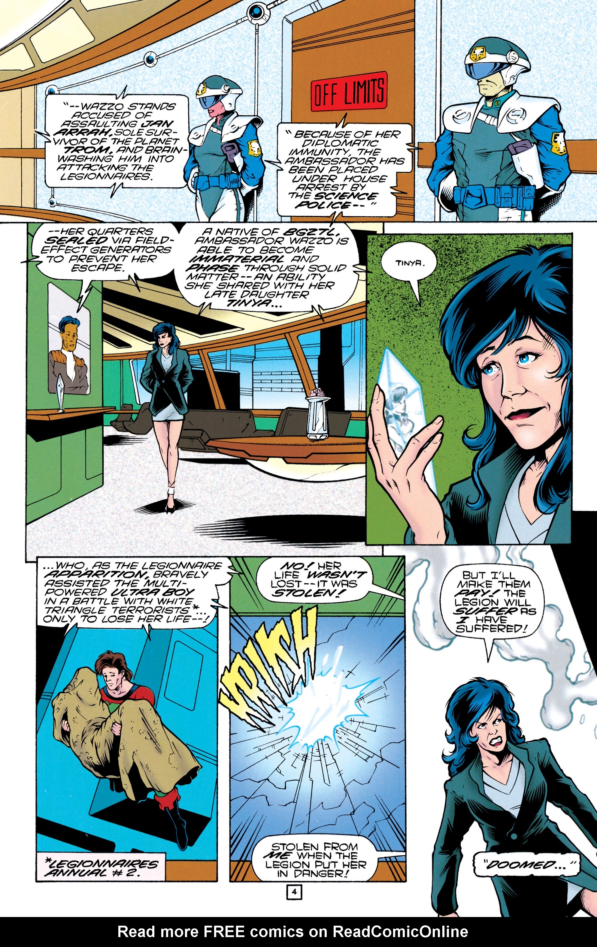 Read online Legionnaires comic -  Issue #36 - 4