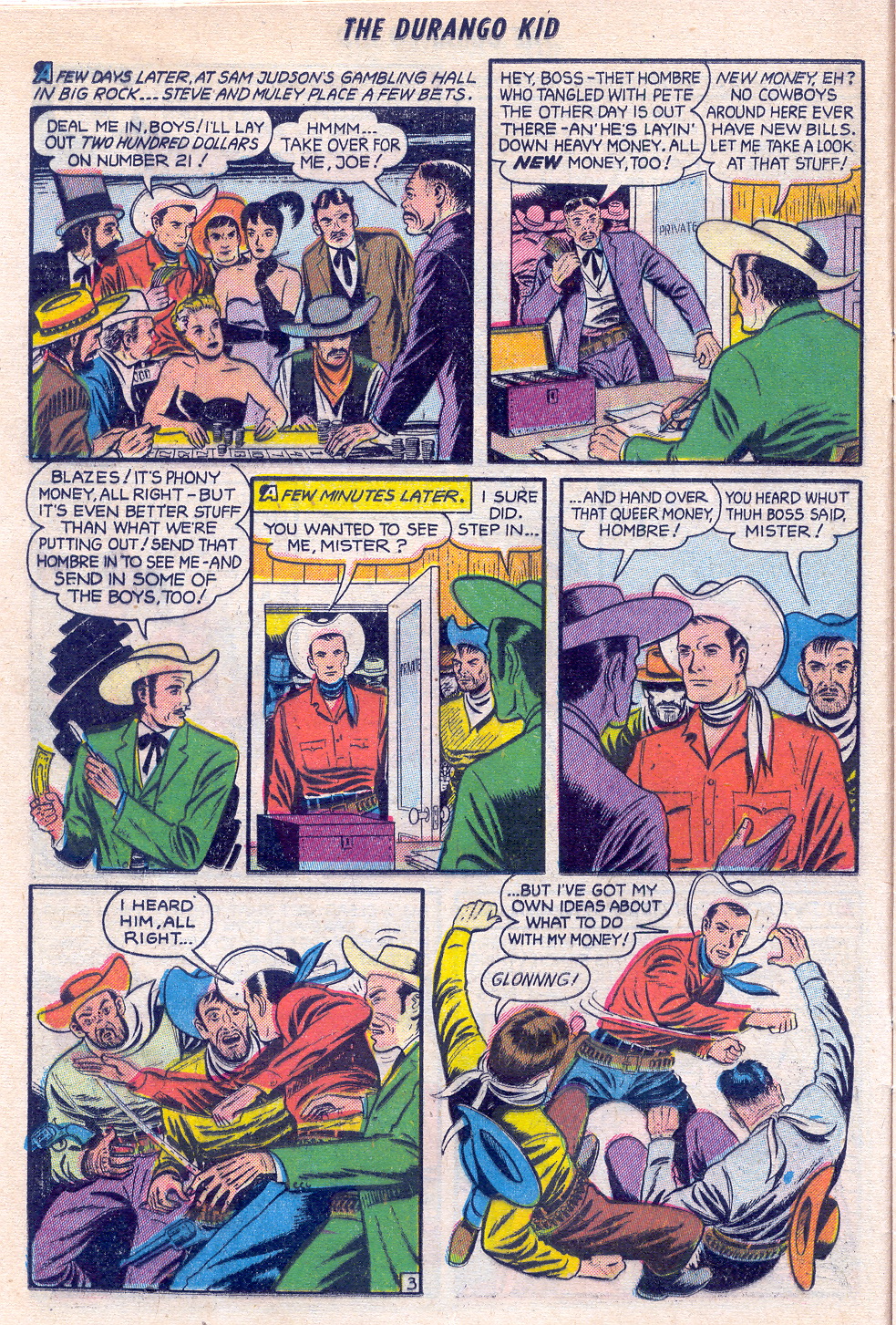 Read online Charles Starrett as The Durango Kid comic -  Issue #25 - 12