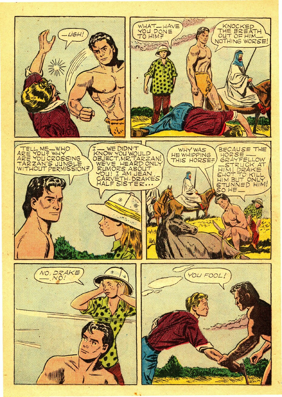 Read online Tarzan (1948) comic -  Issue #38 - 28