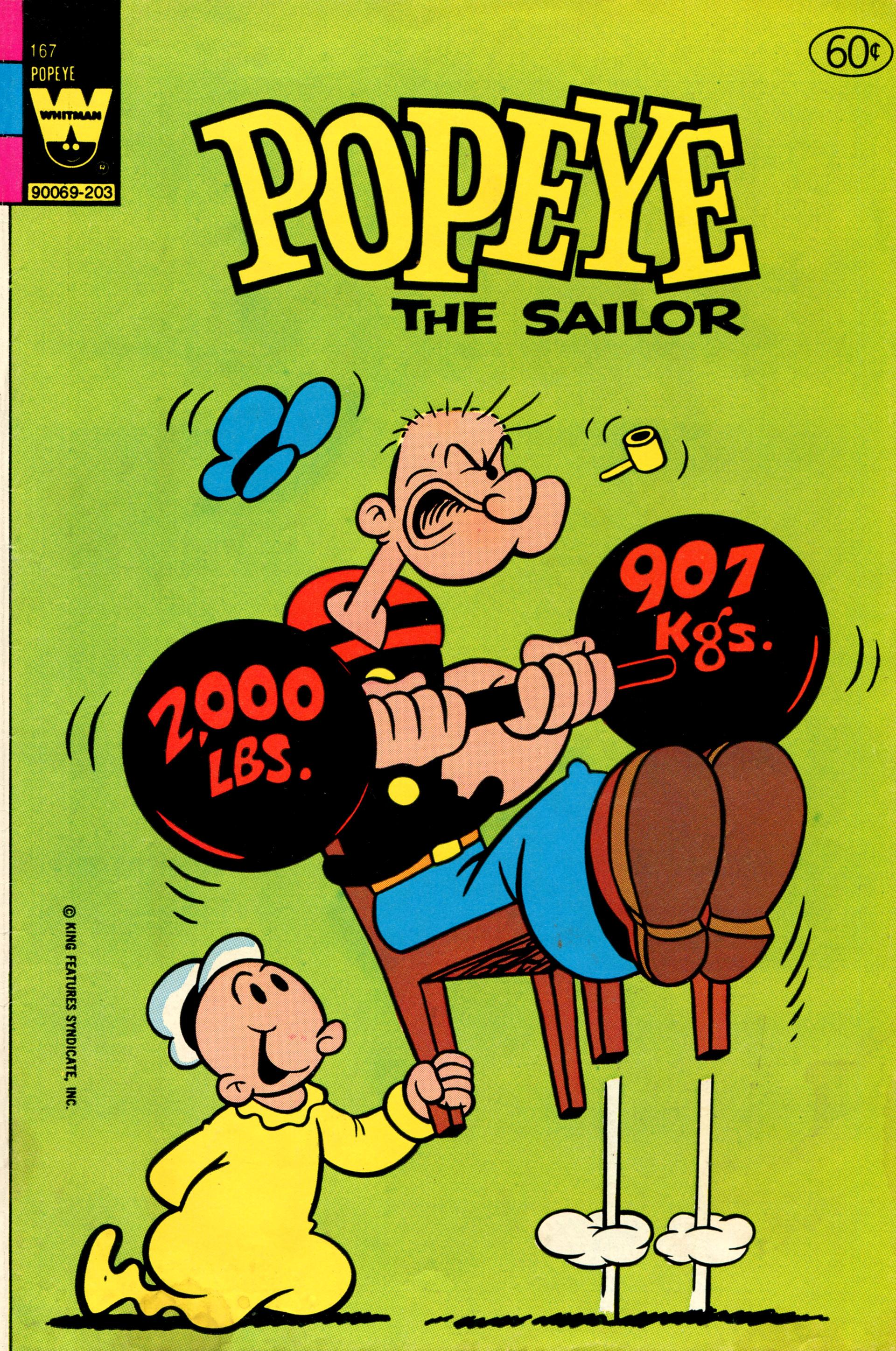 Read online Popeye (1948) comic -  Issue #167 - 1