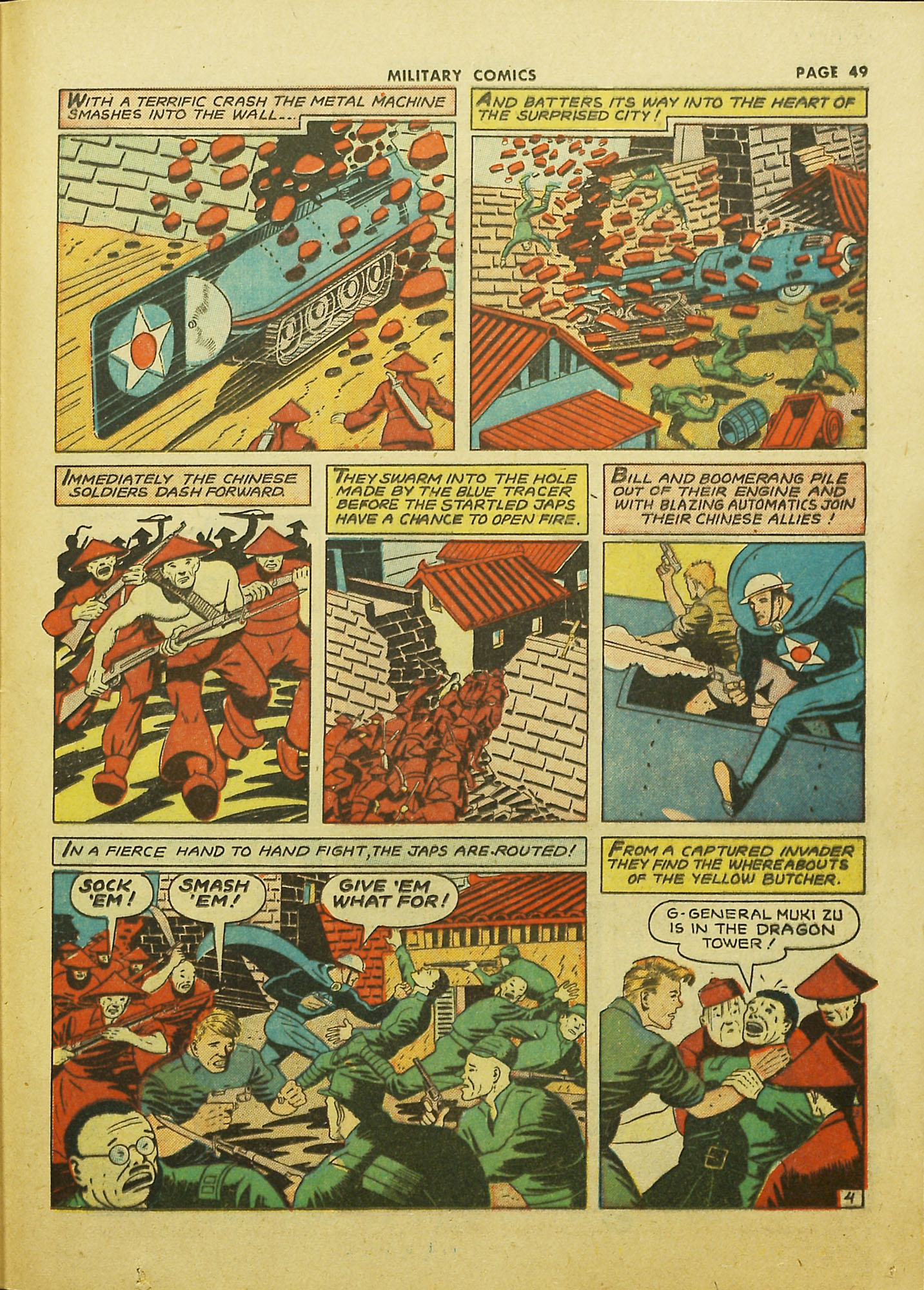 Read online Military Comics comic -  Issue #9 - 51