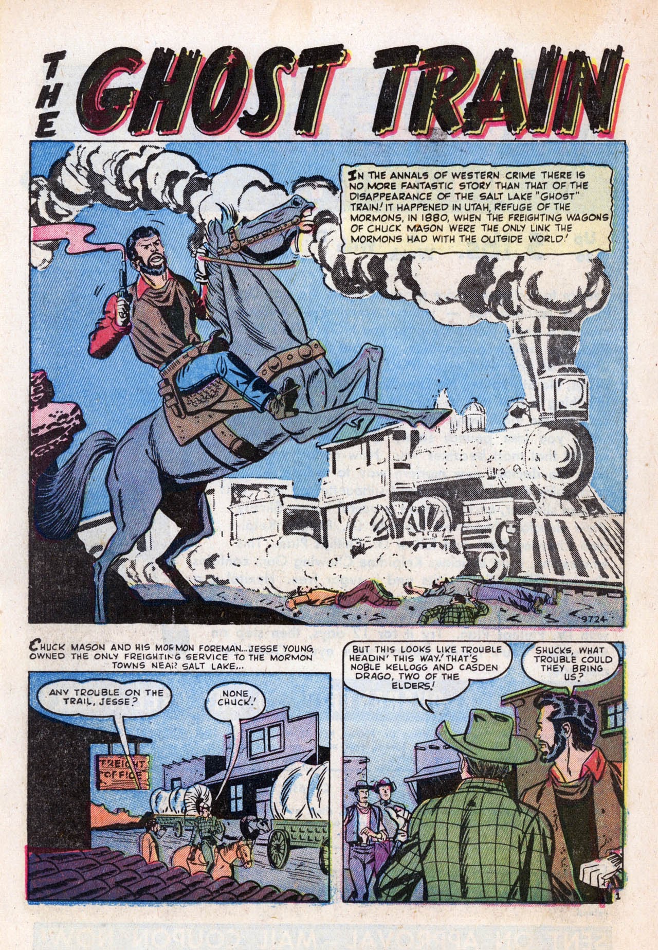 Read online Western Thrillers (1954) comic -  Issue #2 - 22