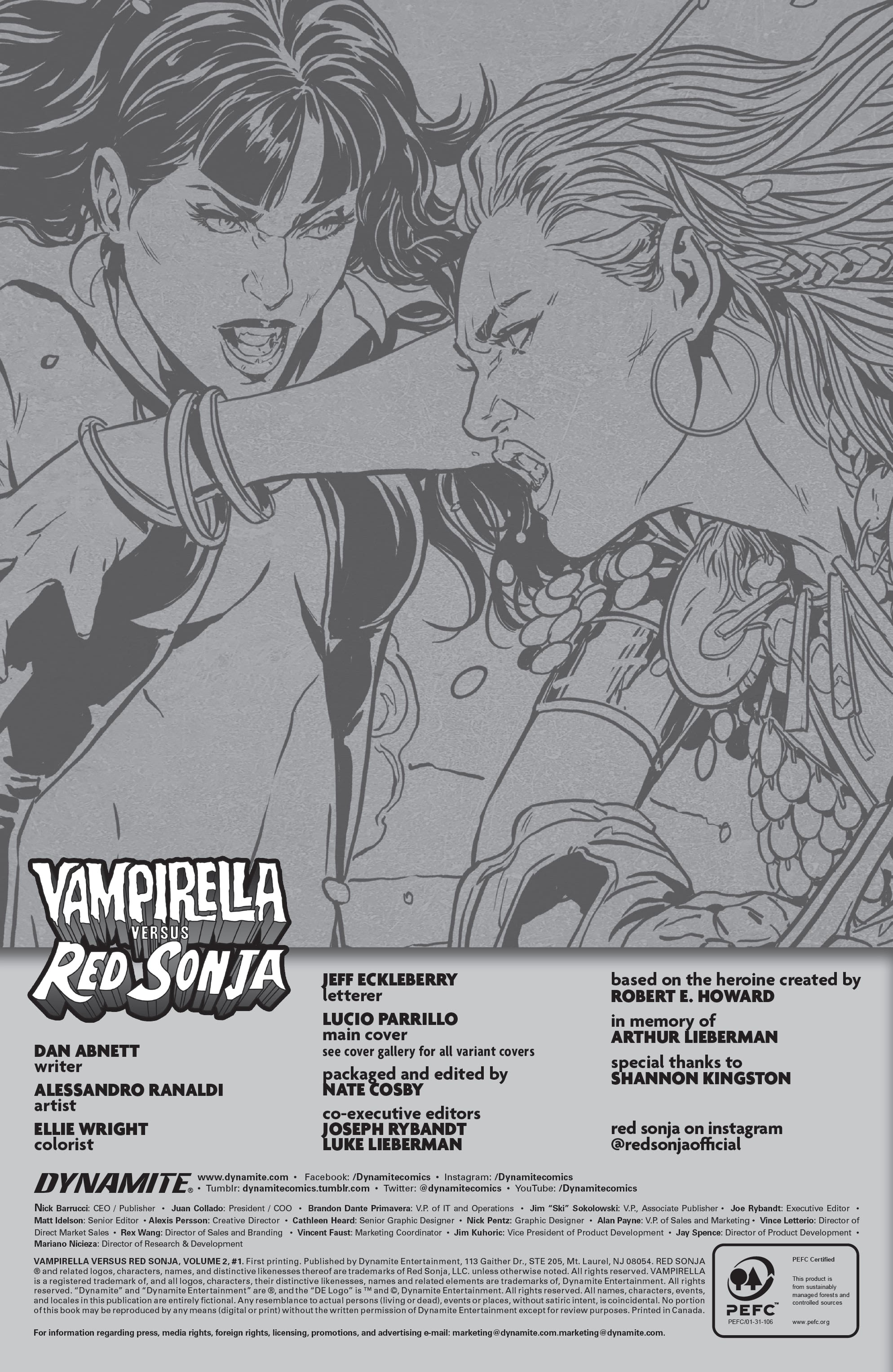 Read online Vampirella Vs. Red Sonja comic -  Issue #1 - 6
