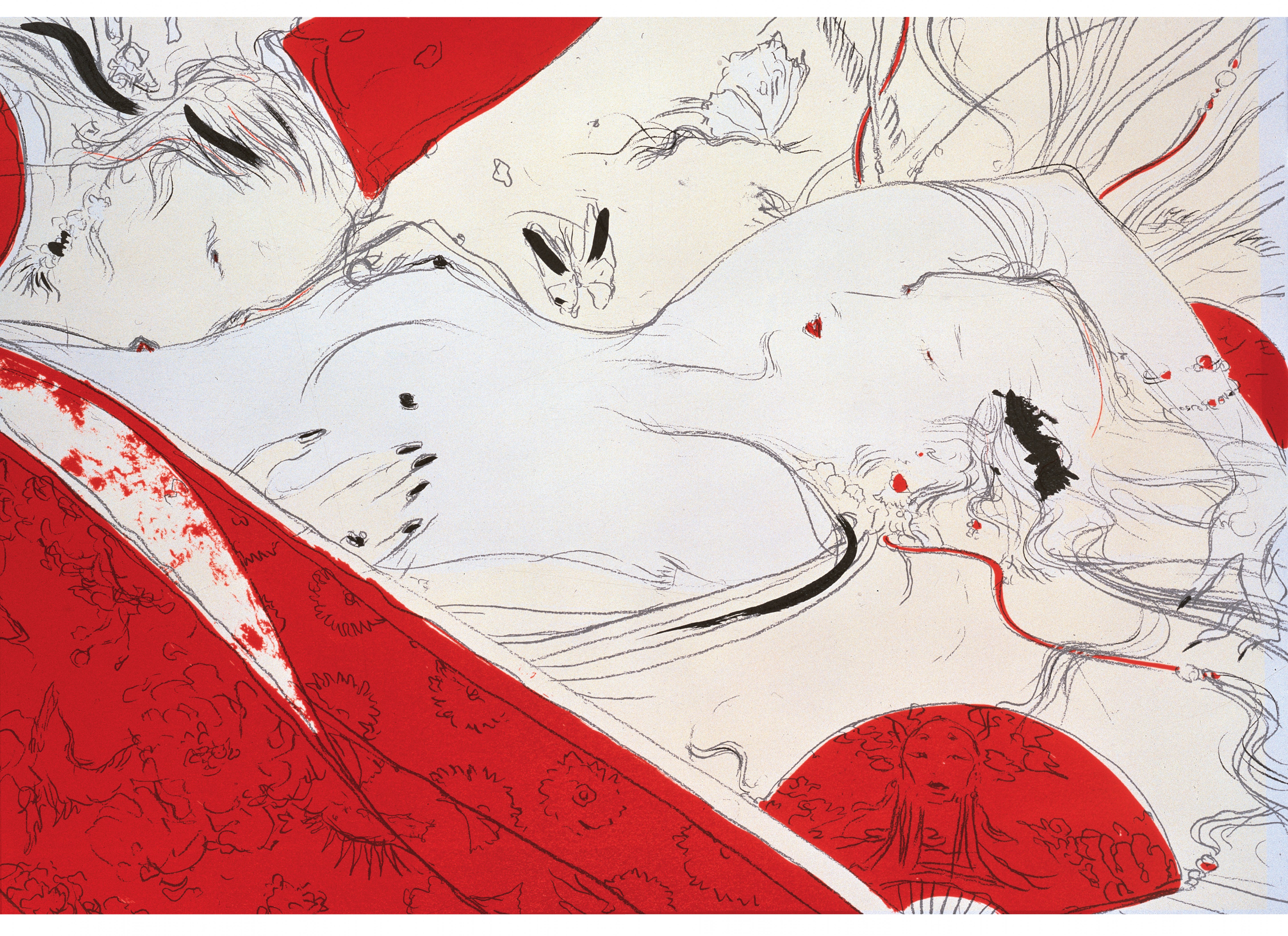 Read online Elegant Spirits: Amano's Tale of Genji and Fairies comic -  Issue # TPB - 39