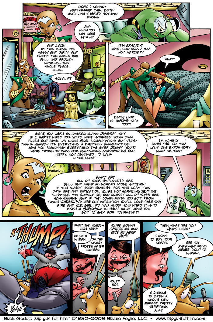 Read online Buck Godot - Zap Gun For Hire comic -  Issue #3 - 17