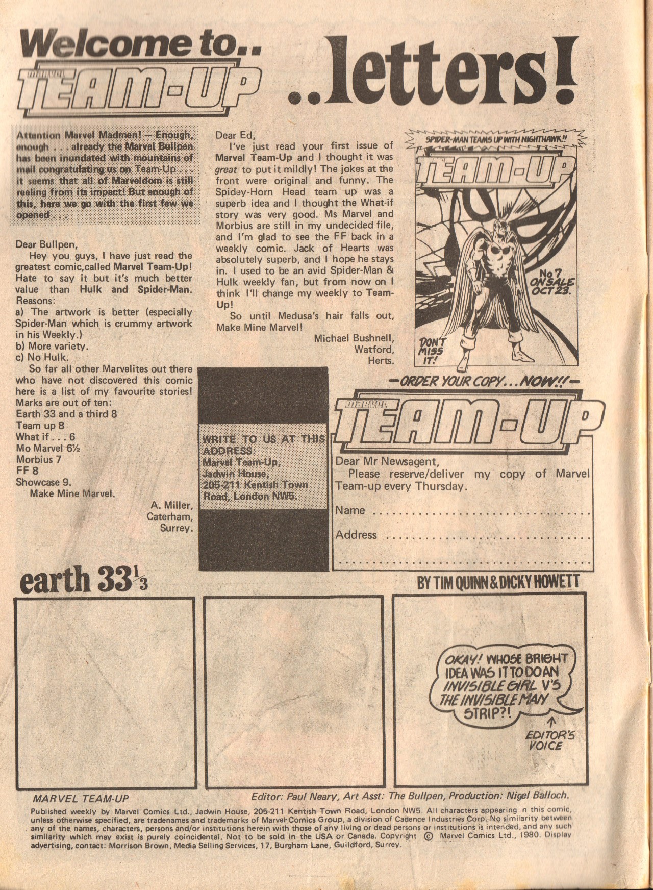 Read online Marvel Team-Up (1980) comic -  Issue #6 - 2
