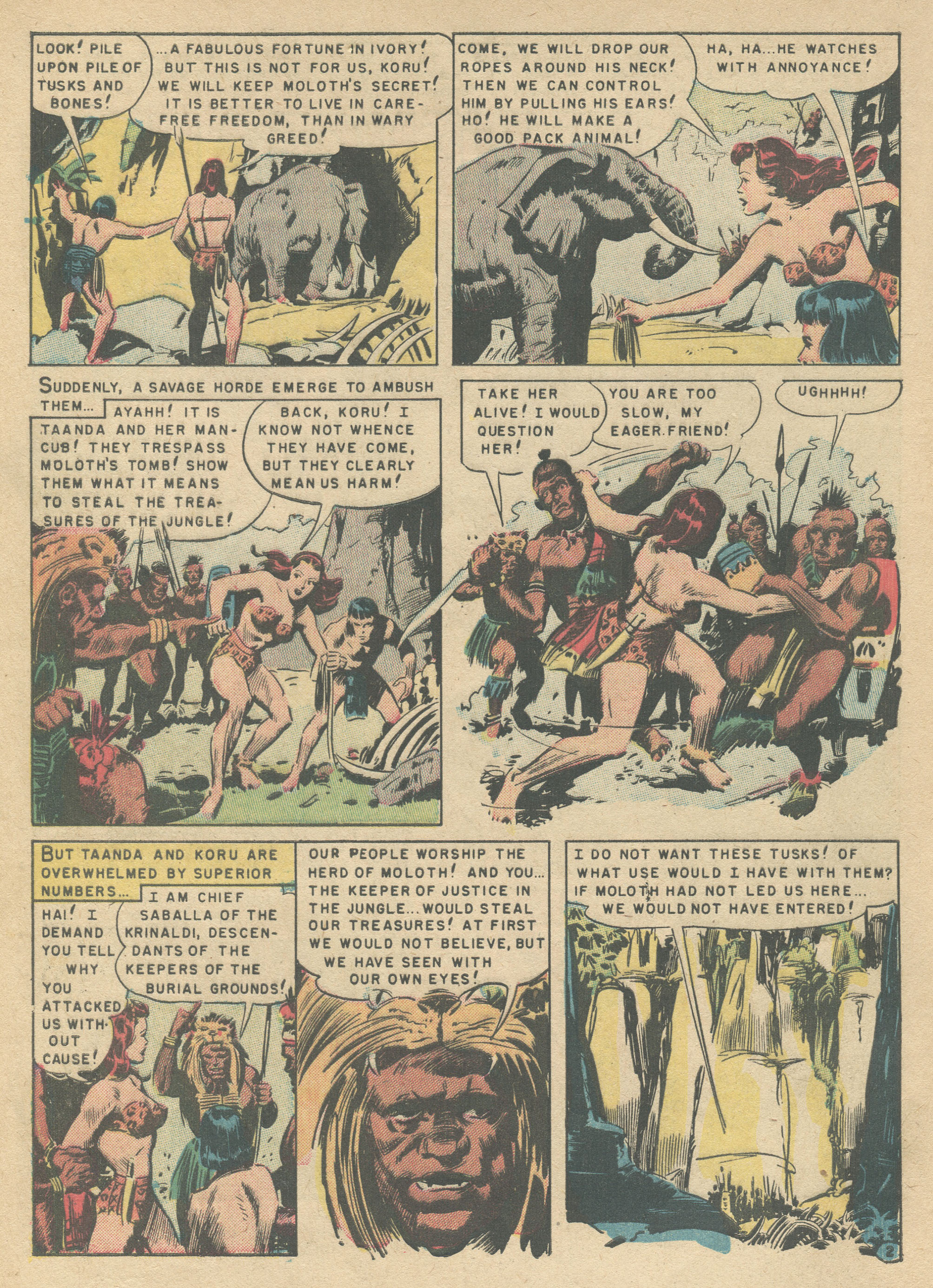 Read online Taanda White Princess of the Jungle comic -  Issue #2 - 4