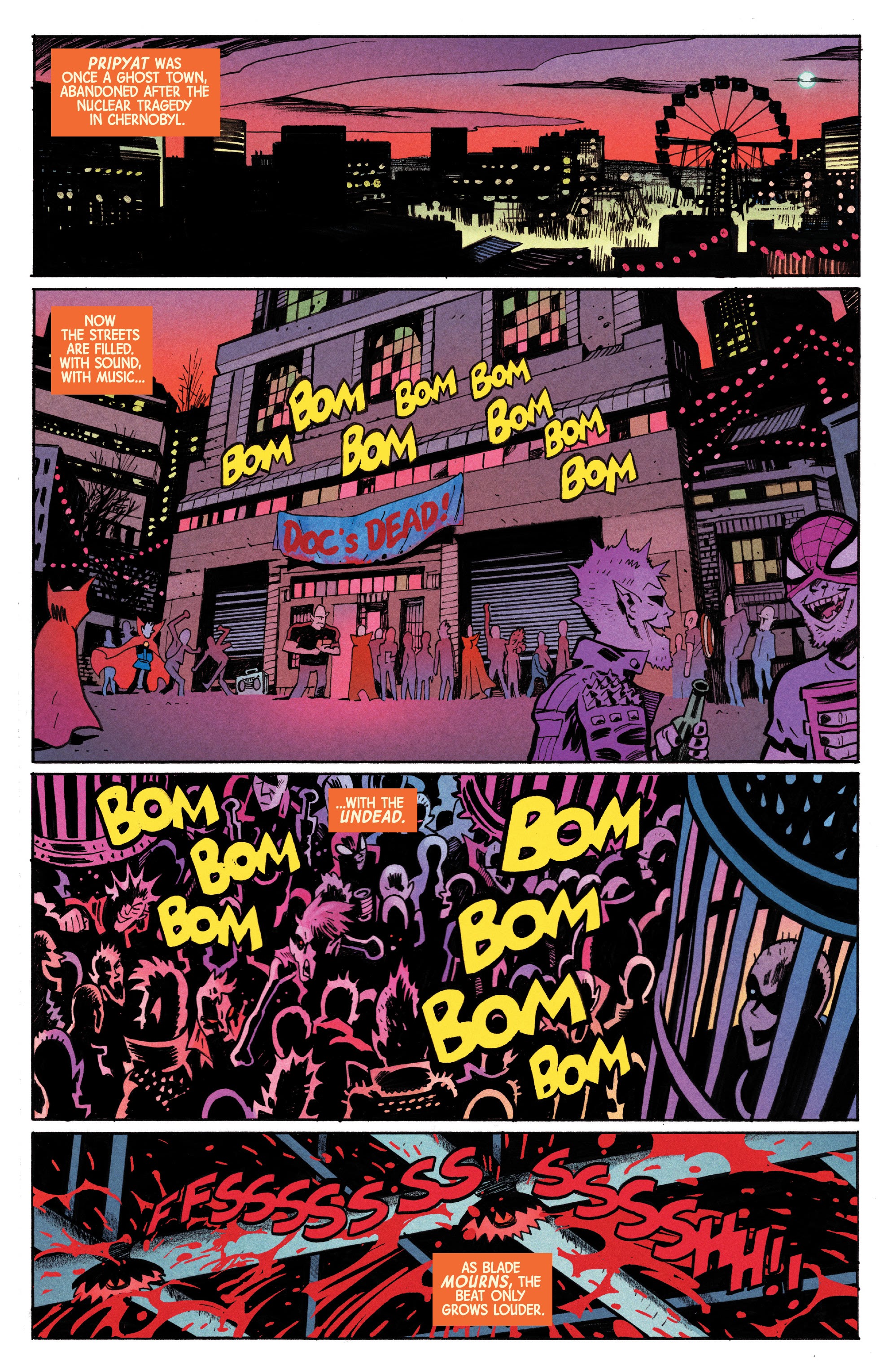 Read online Death of Doctor Strange: One-Shots comic -  Issue # Blade - 4